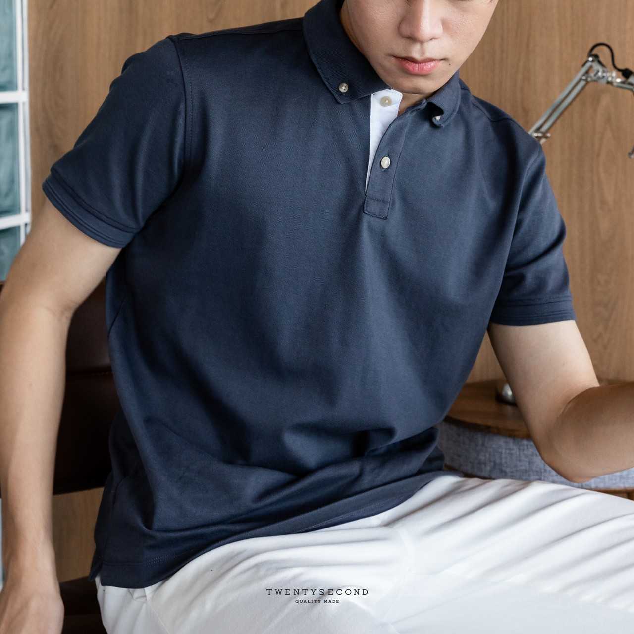 TYLER POLO SHIRT - DARK GREY