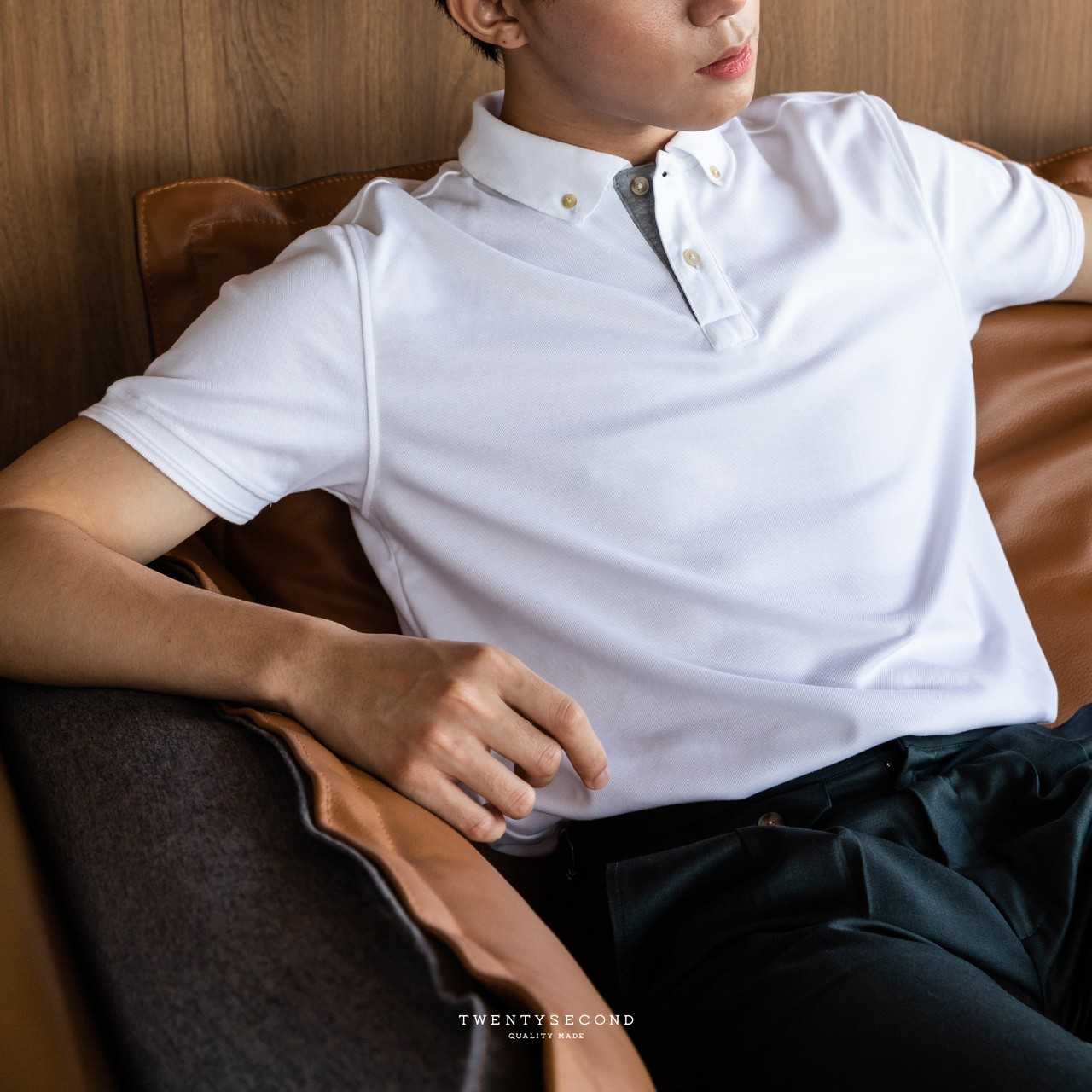 TYLER POLO SHIRT - WHITE
