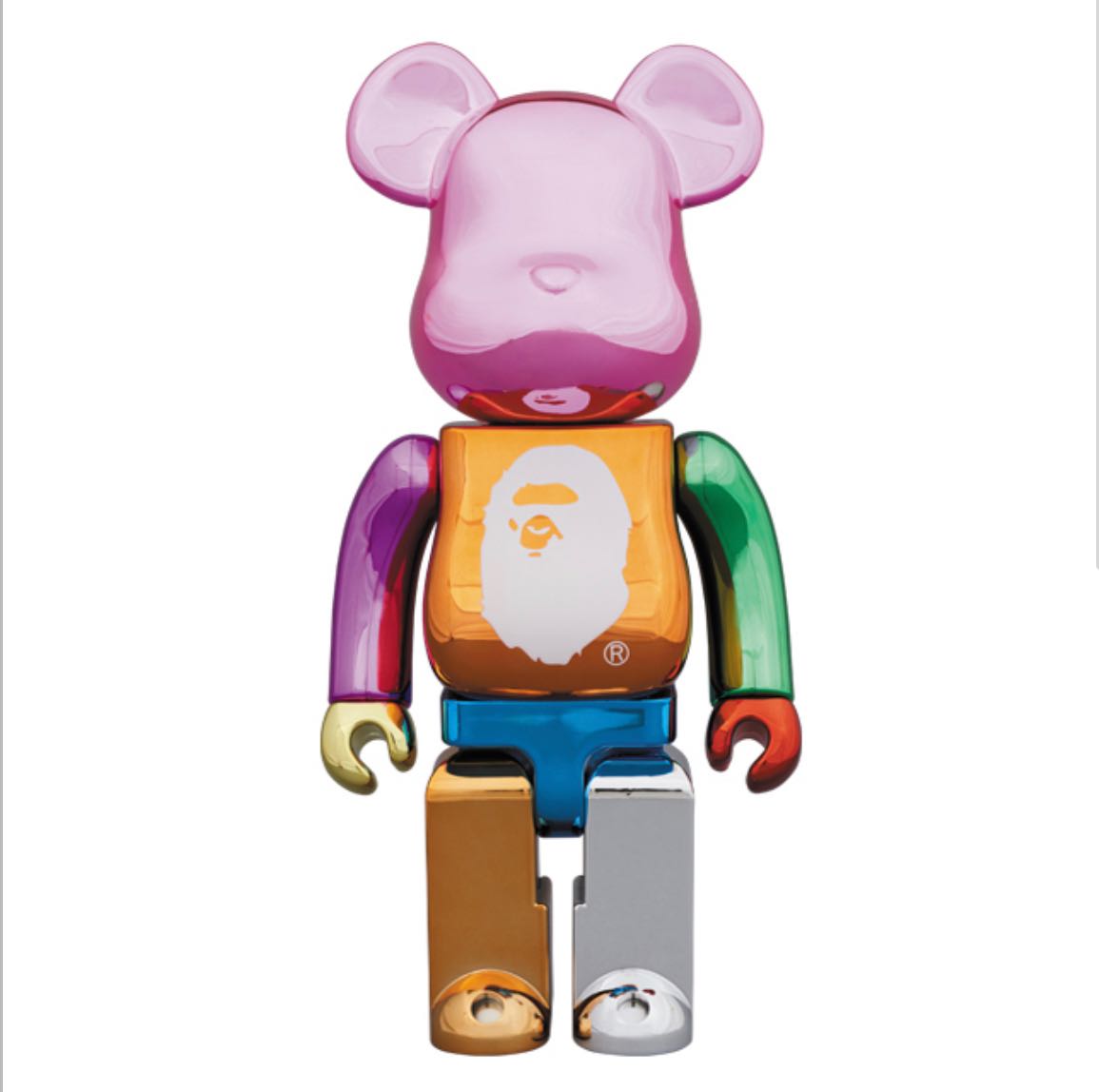 A BATHING APE(R) 25th ANNIV. MULTI COLOR BE@RBRICK 400％