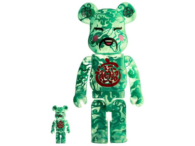 Bearbrick Acu God of Fortune GID Jahan 400/100