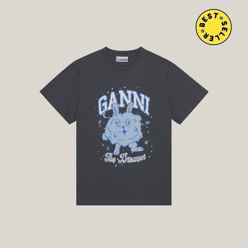 GANNI | Relaxed Dance Bunny T-Shirt