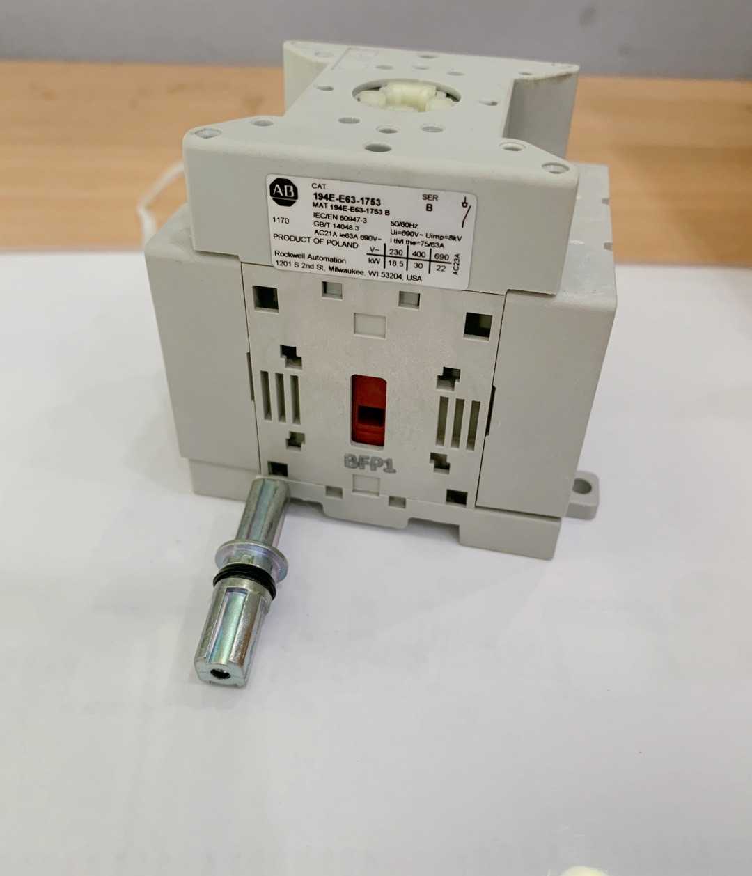 T24  Main Switch 63A  Switch 194E-E63-1753 for Washer Extractor(PRI404000099) -AA