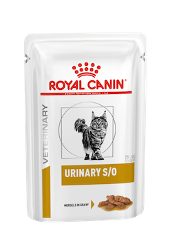 Royal canin อาหารแมวประกอบการรักษาโรคนิ่ว ชนิดเปียก (URINARY S/O GRAVY) 12 ซอง