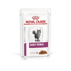 Royal canin อาหารแมวประกอบการรักษาโรคไตในระยะเริ่มต้น ชนิดเปียก RC EARLY RENAL FELINE POUCH 12ซอง