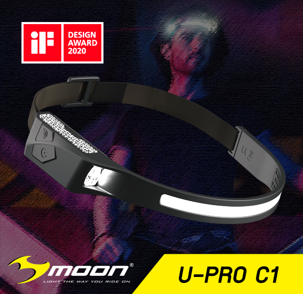 U-PRO C1 - 500 LUMENS - HEADLAMP  - ไฟคาดศีรษะ - สว่าง 500 ลูเมนส์ - (MOON-SPORT)