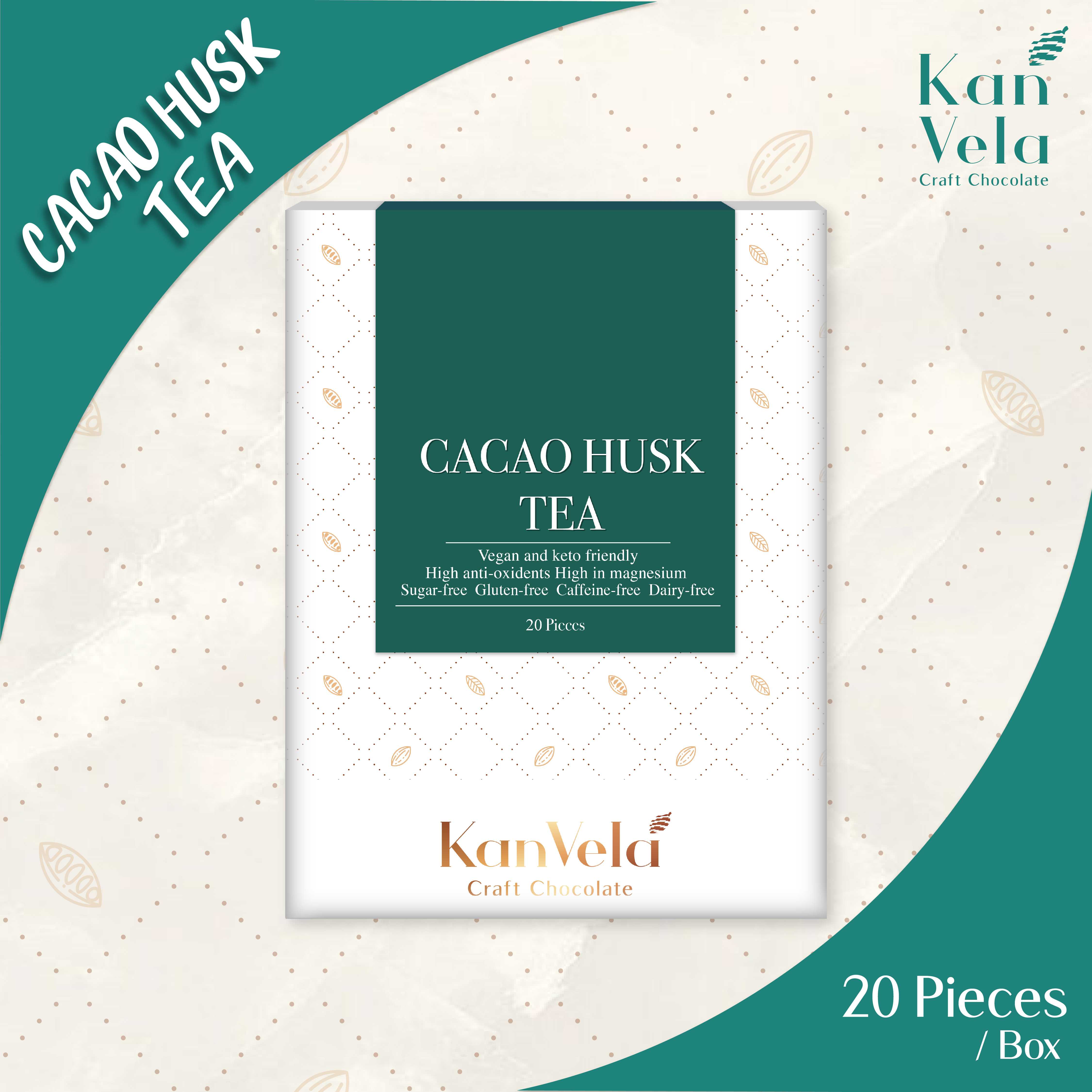 ชาช๊อกโกแลต พร้อมชง บรรจุ 20ซอง (CACAO HUSK TEA 20pcs)