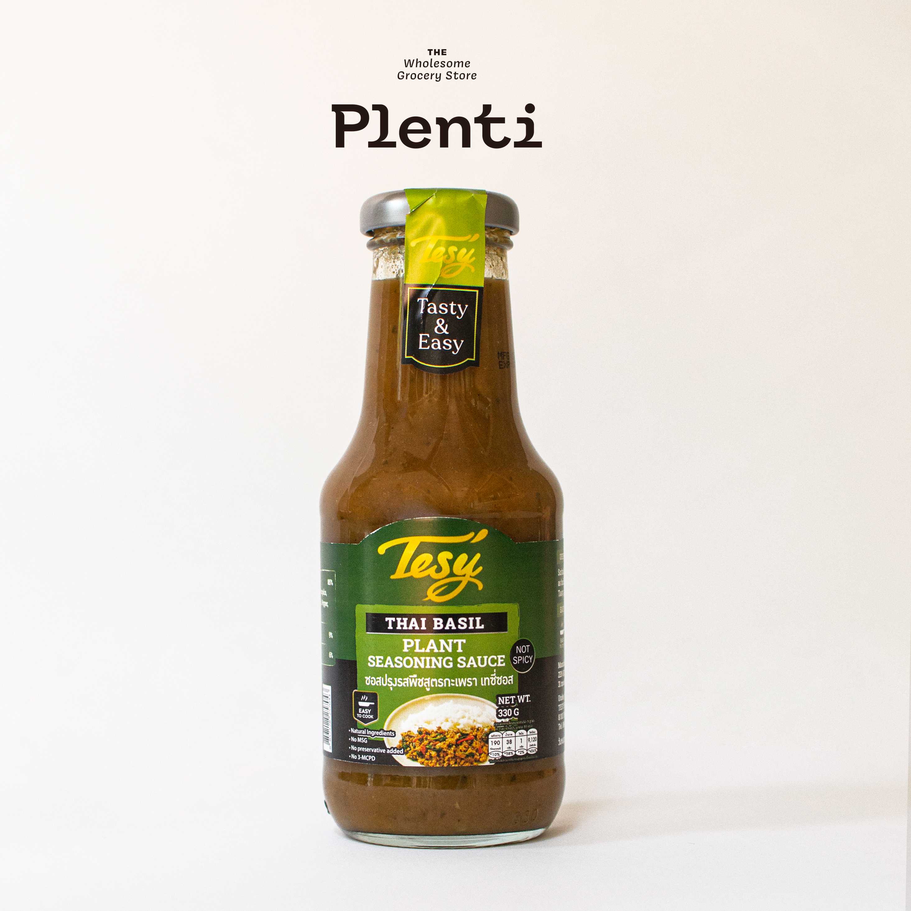 Thai Basil TESY Plant Seasoning Sauce รสกะเพรา 330g