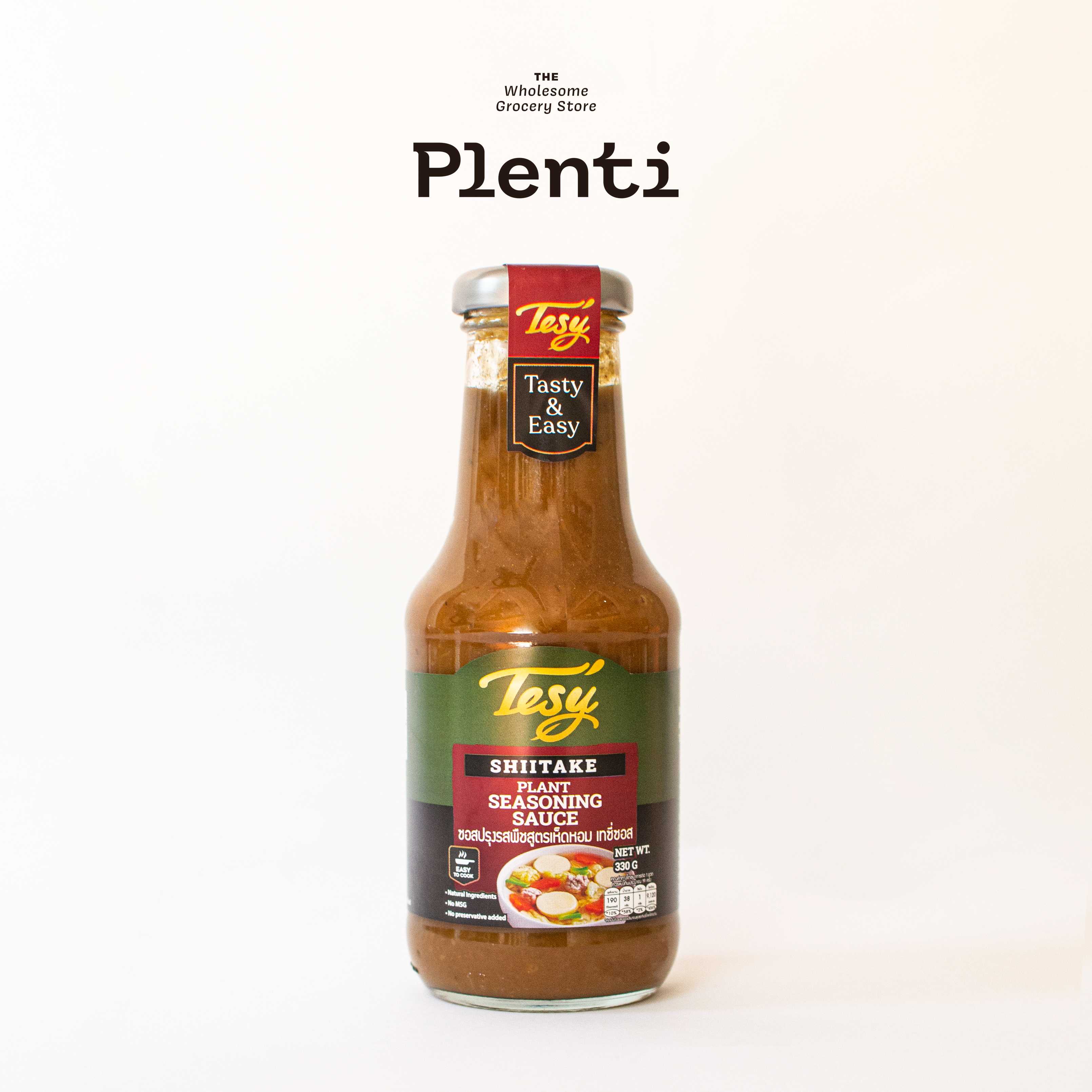 Shiitake TESY Plant Seasoning Sauce รสเห็ดหอม 330g