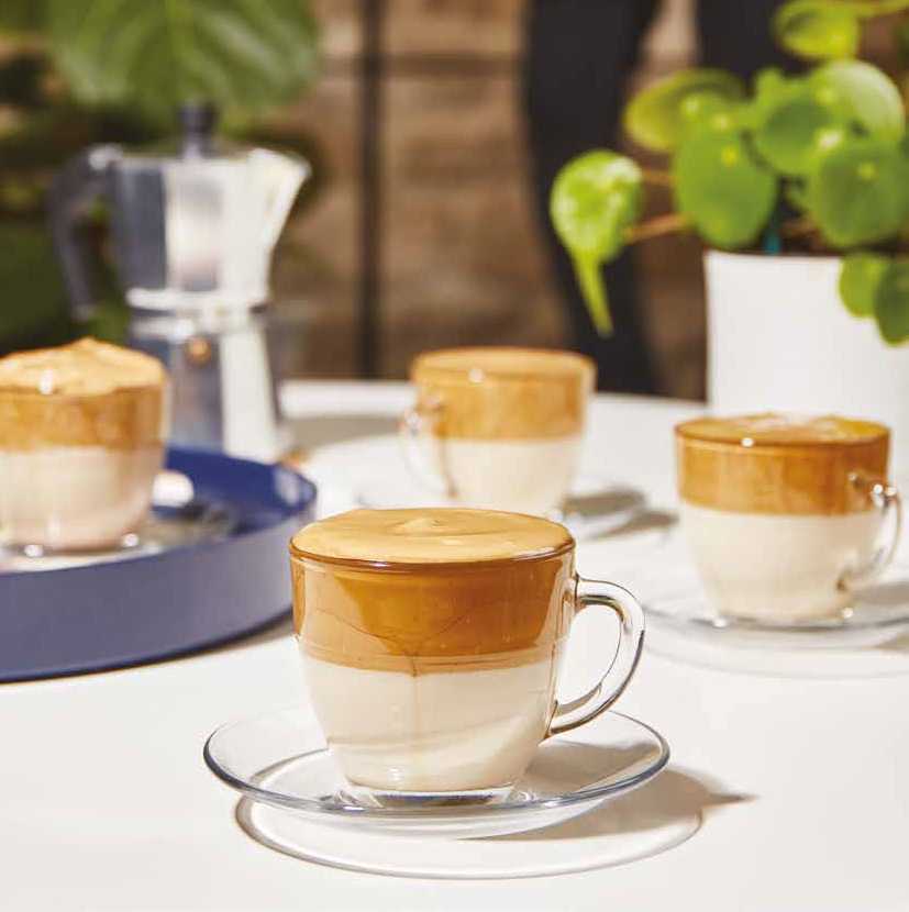 เซตแก้วกาแฟ Duralex Gigogne  6 ชุด แก้วกาแฟ แก้วชา tempered glass , Gigogne Service Set of 12 pcs