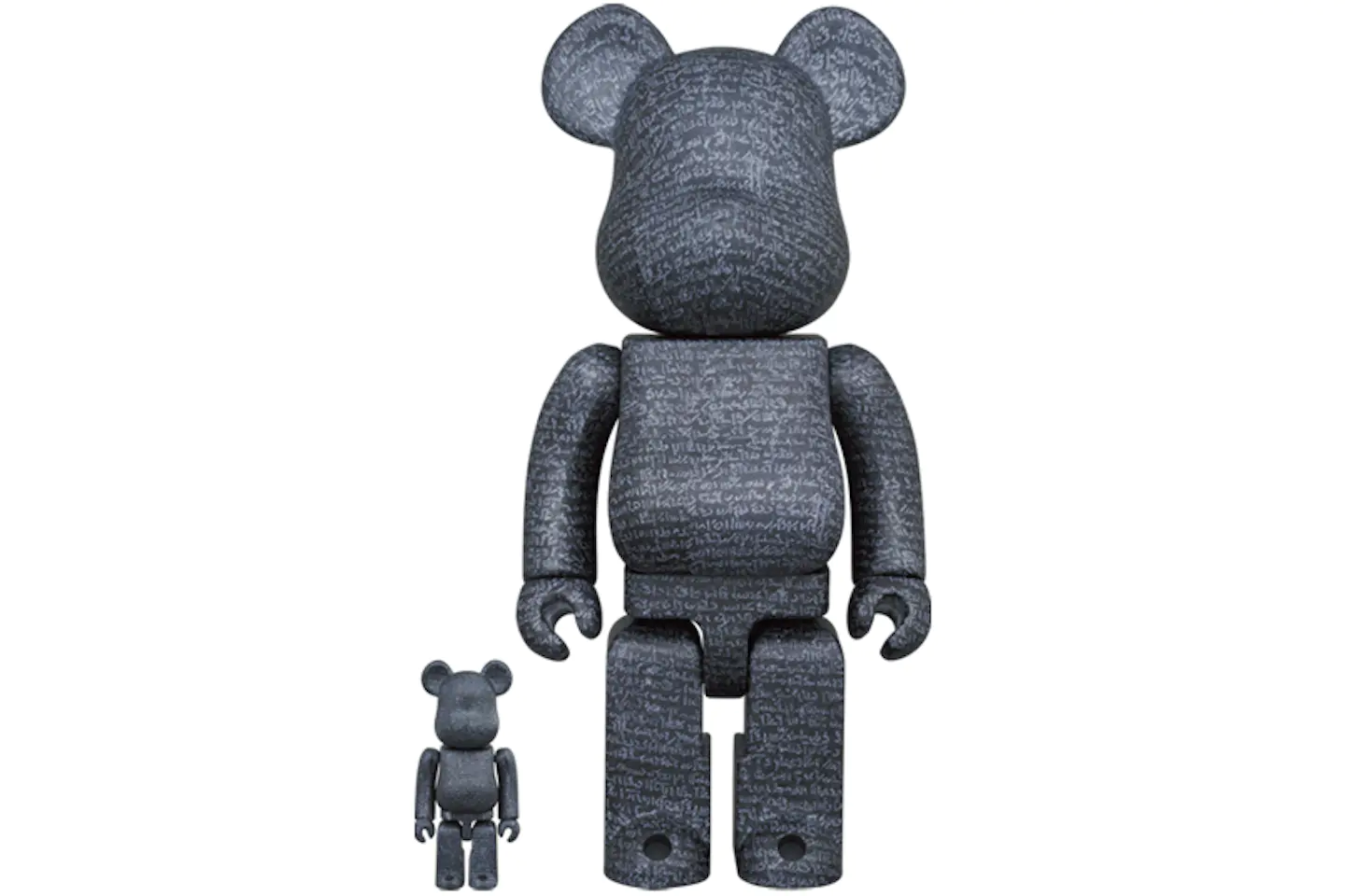 Bearbrick The British Museum (The Rosetta Stone) 100% & 400% Set