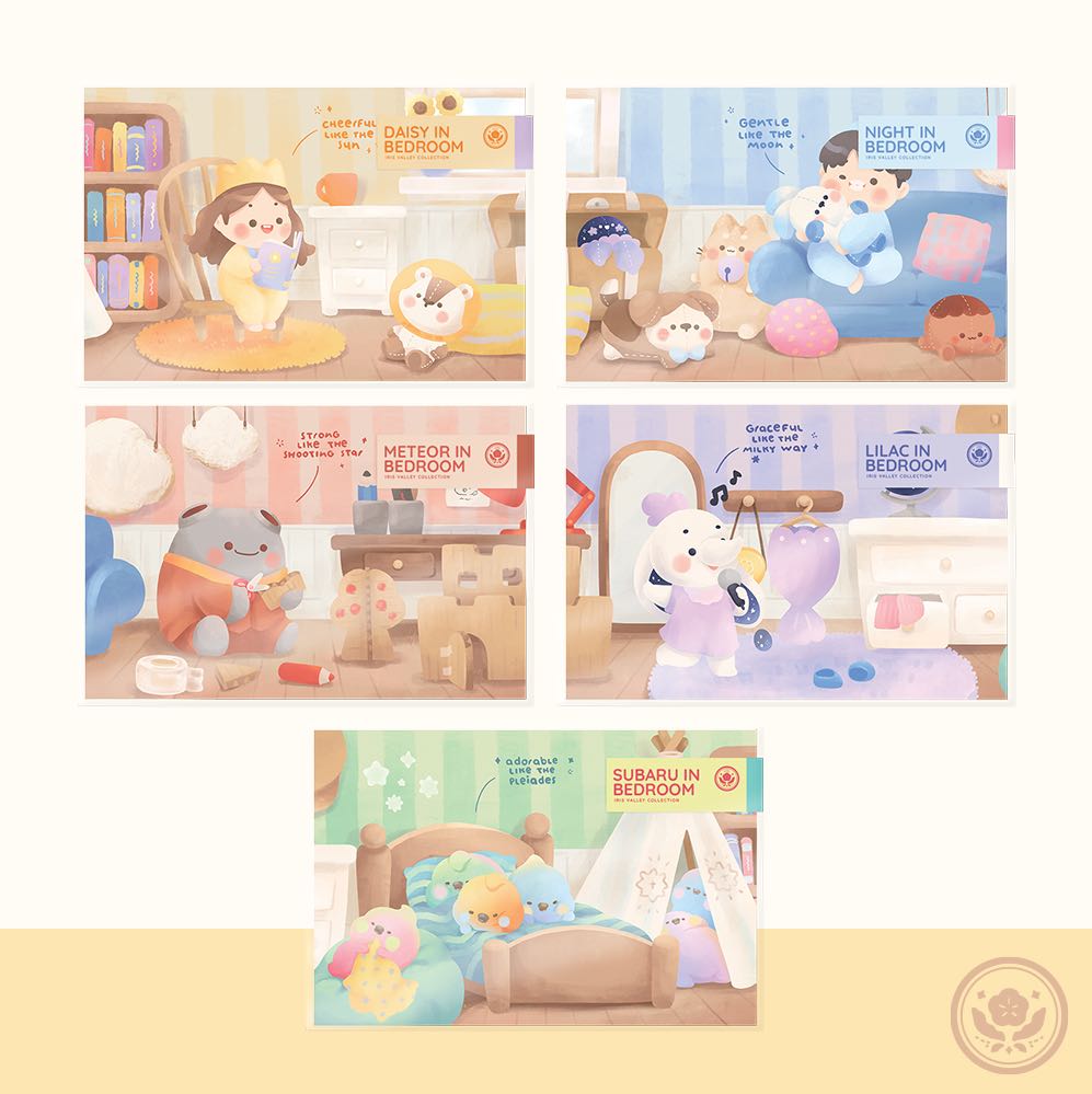 Bedroom Postcard