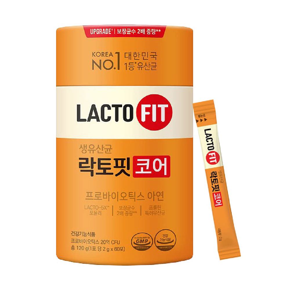 Lacto-Fit Probiotics Core สีส้ม (60 ซอง)