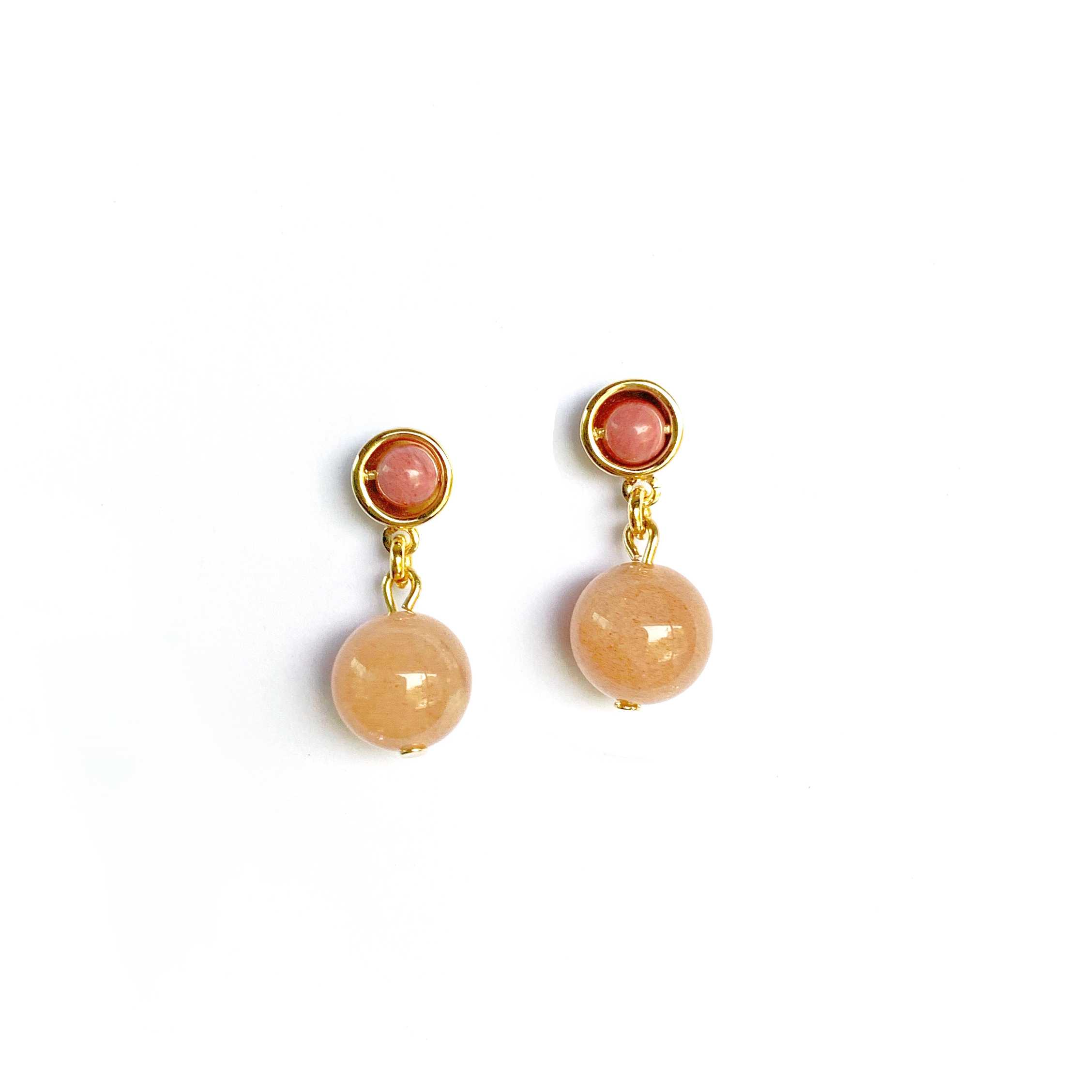 NOVA (rhodonite-peach moonstone)
