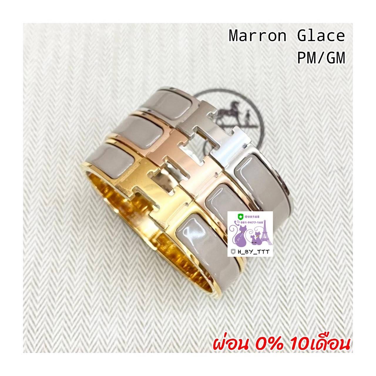 Hermes ClicH Bracelet Marron Glace  Bracelet กำไร ขอบทอง , ขอบโรส , ขอบเงิน