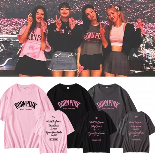 Pre-Order | เสื้อยืด BLACKPINK : คอนเสิร์ต BORN PINK World Tour