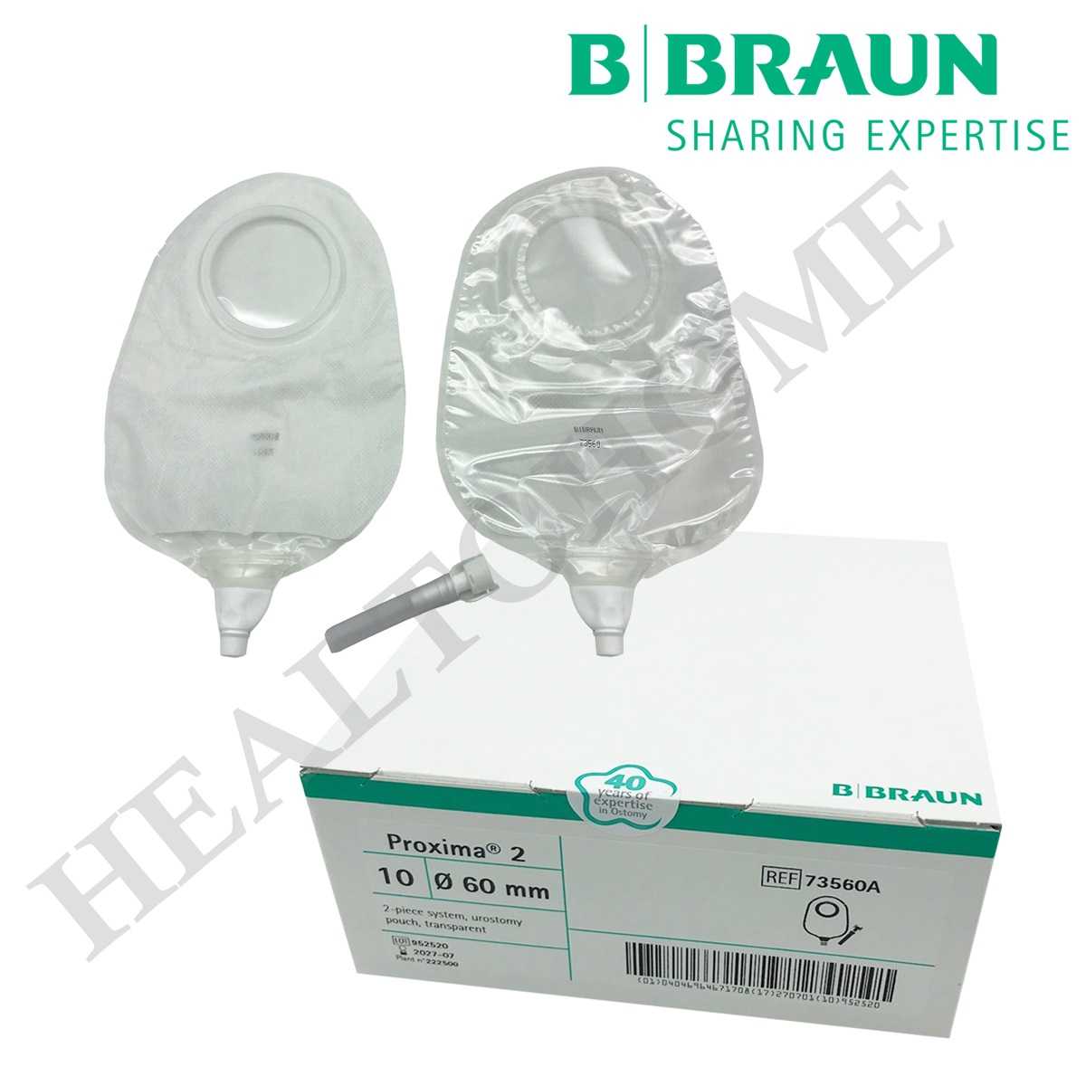 Proxima2 Urostomy ถุงเก็บปัสสาวะหน้าท้อง แบบ 2 ชิ้น (เฉพาะถุง)