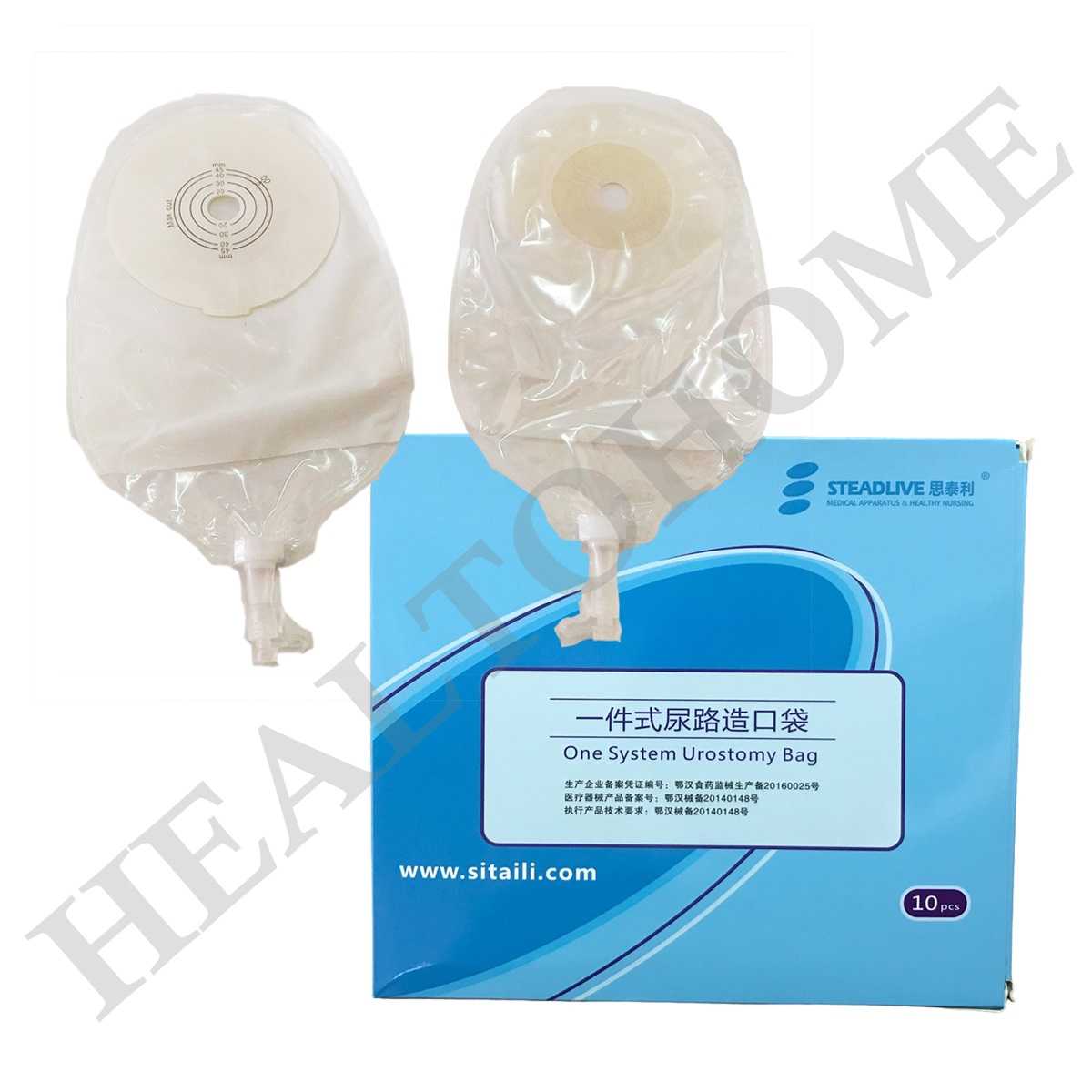 Steadlive ถุงเก็บปัสสาวะหน้าท้อง (Urostomy Bag) แบบชิ้นเดียว ขนาด 20-45 มม.