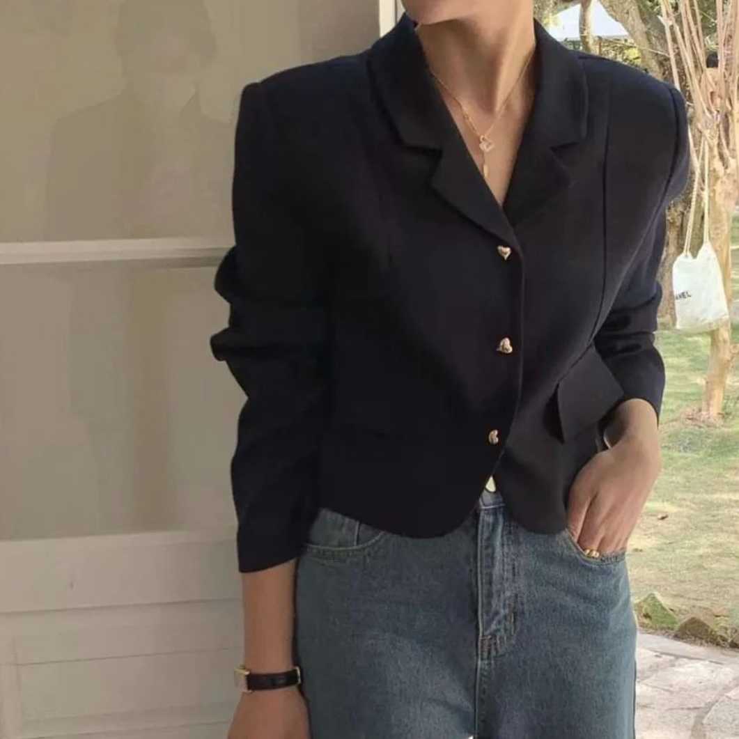 [Pre-order Korea] Luxury Heartbutton Tweed Jacket