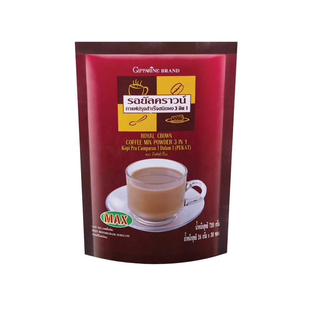 รอยัล คราวน์ (แมกซ์) Royal Crown Coffee Mix Powder 3 in 1 (Max) 41207