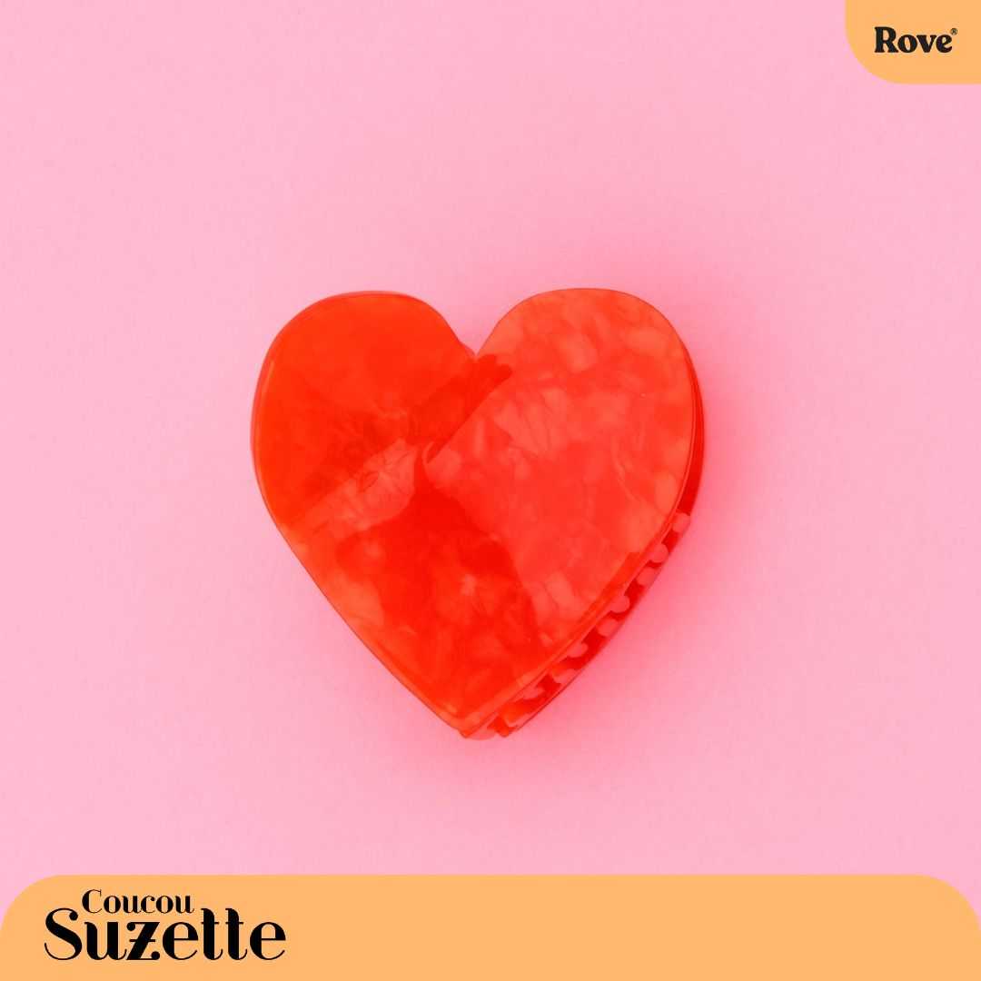 Coucou Suzette Hair Claw - Heart