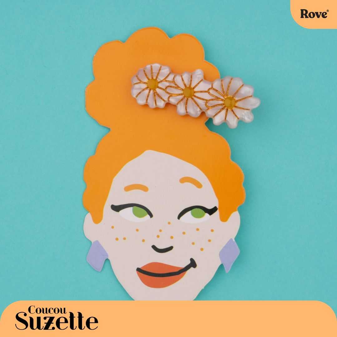 Coucou Suzette Hair Clip - Daisies