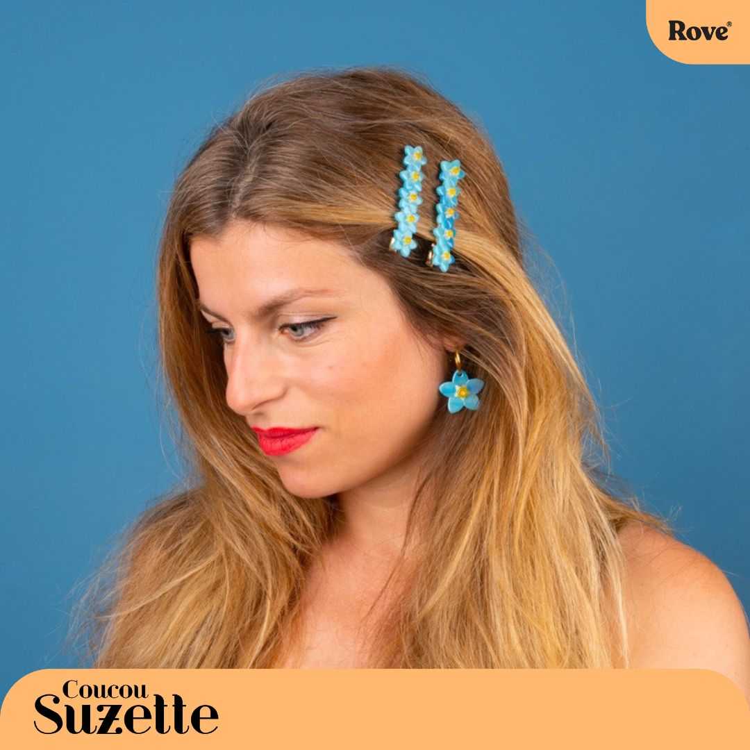 Coucou Suzette Hair Clip - Forget Me Not