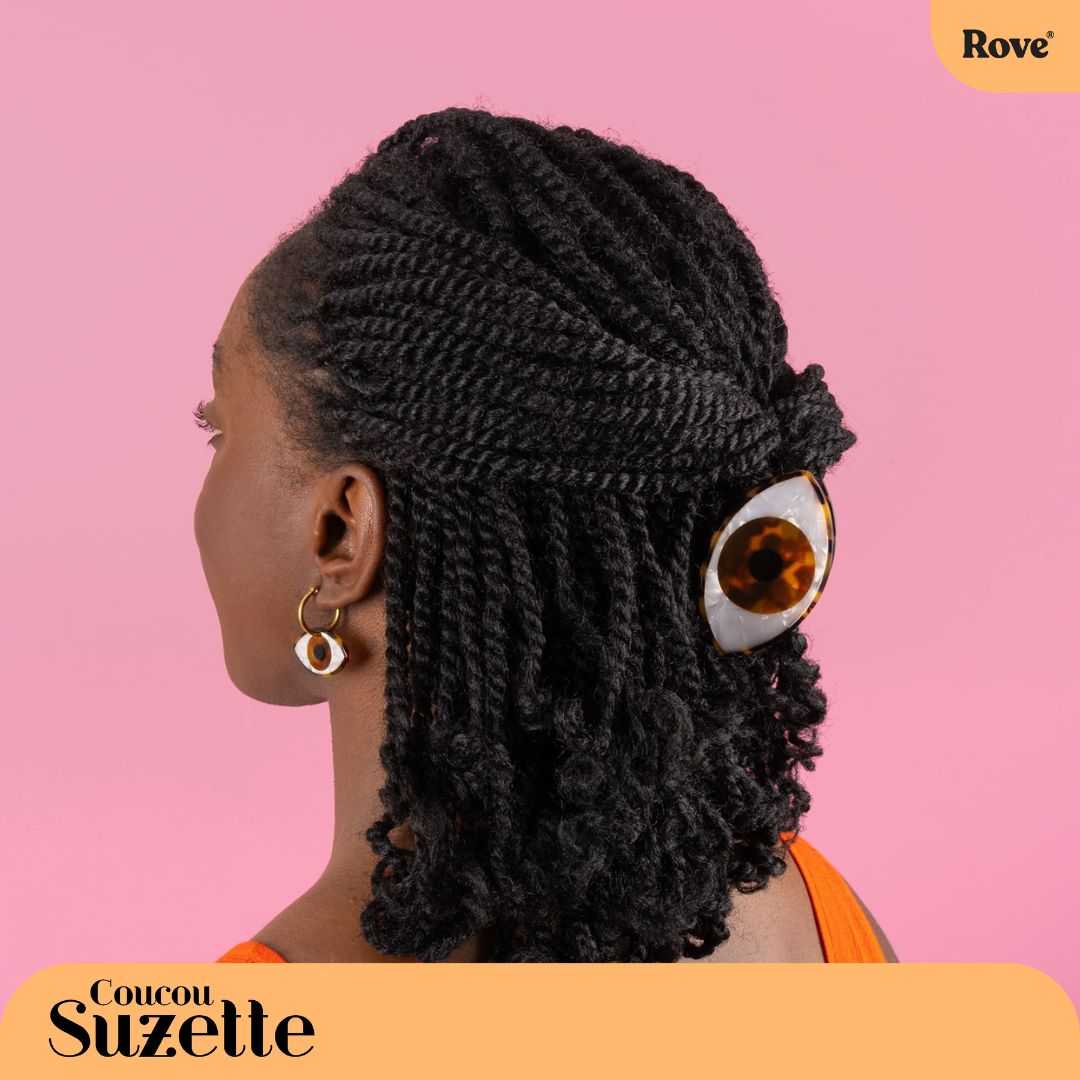 Coucou Suzette Hair Claw - Eye Brown