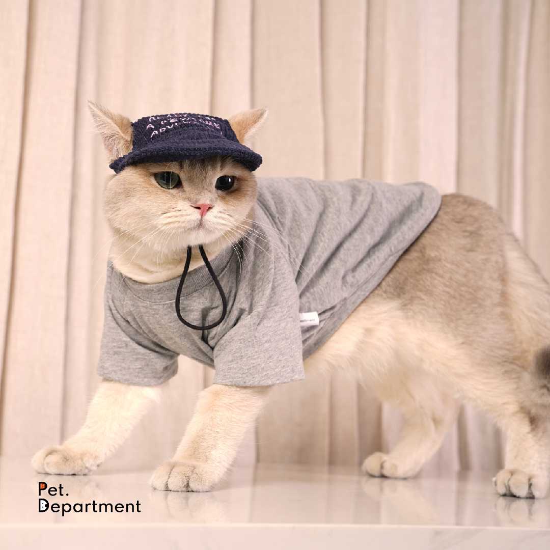 Grey Pet Basic Tee
