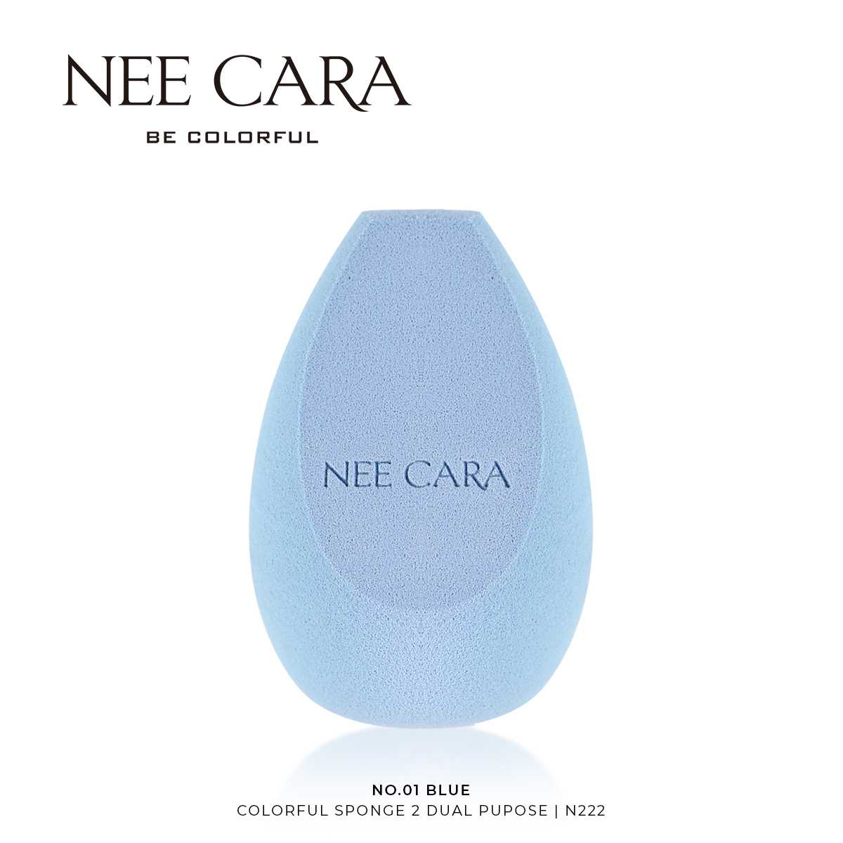 NEE CARA BE COLORFUL 2 DUAL PURPOSE COLORFUL SPONGE | N222