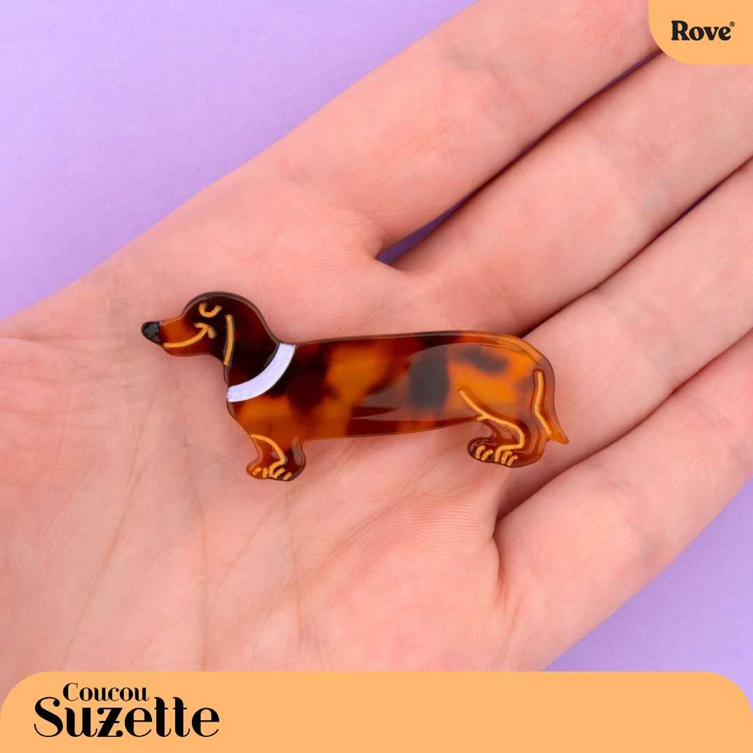 Coucou Suzette Hair Clip - Dachshund