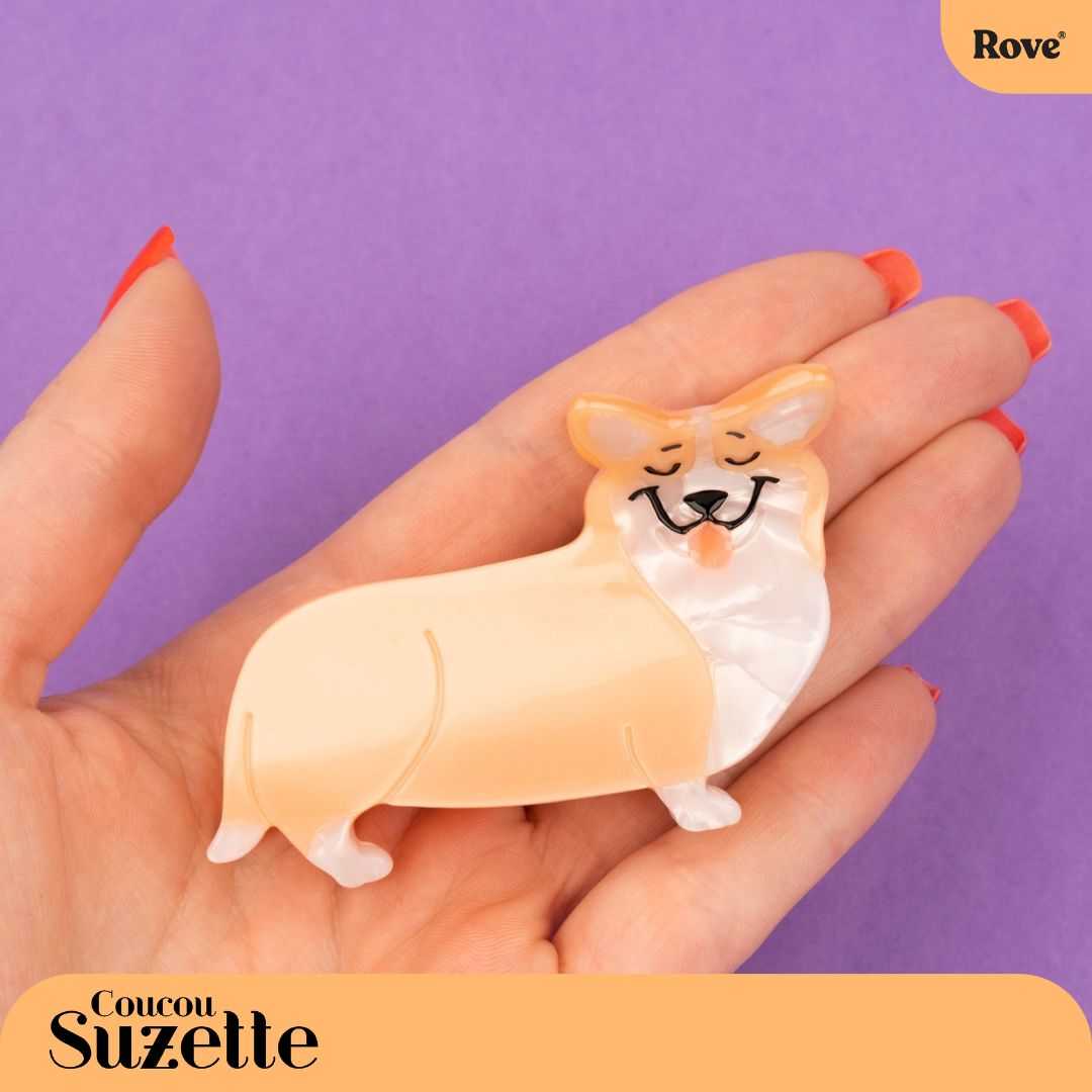 Coucou Suzette Hair Claw - Corgi