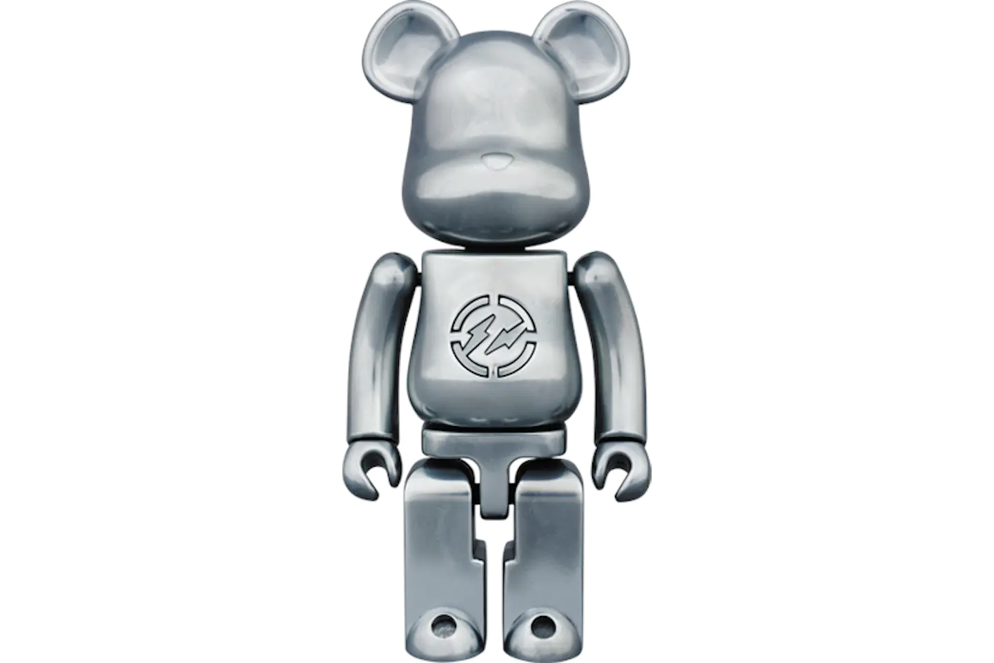 Bearbrick Superalloy Fragment 200% Silver