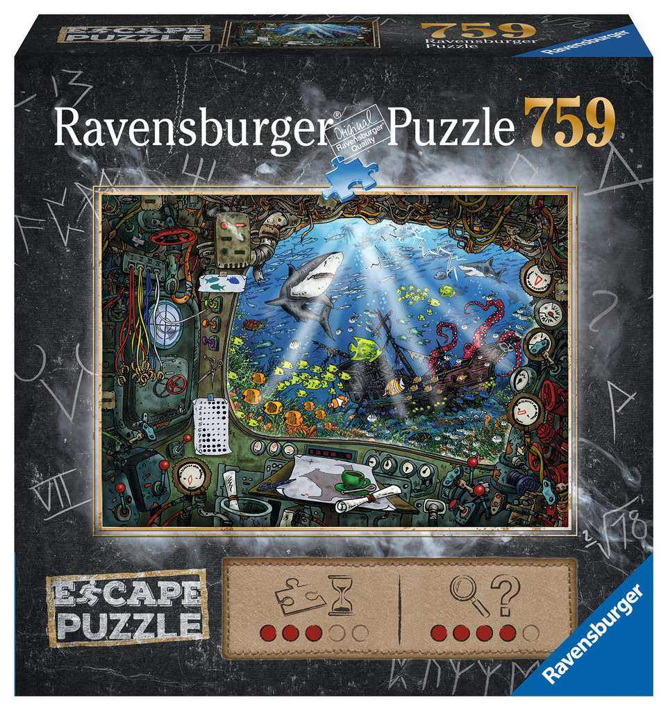 Ravensburger Escape Puzzle 4: Submarine (จิ๊กซอว์ปริศนา 759 ชิ้น)
