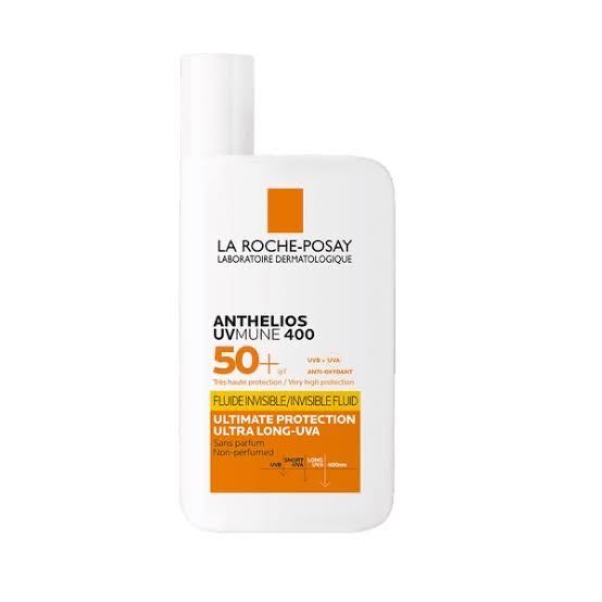 La Roche-Posay Anthelios UVMune 400 Fluid Fragrance-Free SPF50+ 50ml.  แถบส้ม