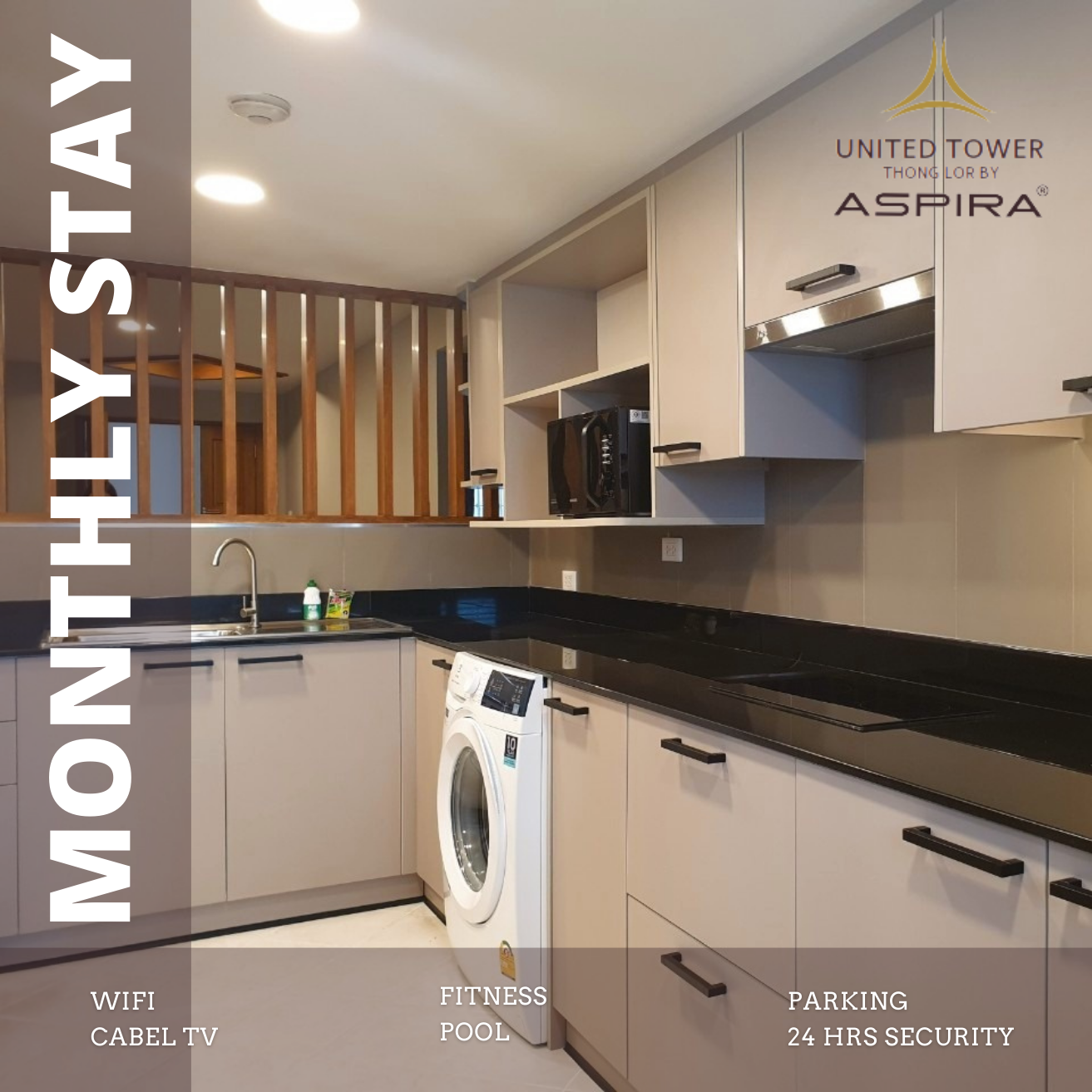 United Tower Thonglor by Aspira - Monthly Stay