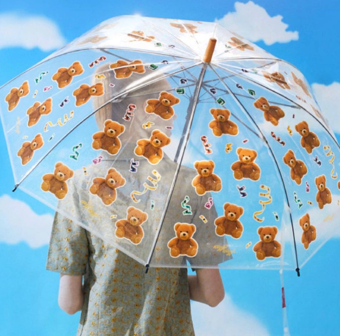  🇰🇷 Korea wigglewiggle Bubble Umbrella - Little Bear
