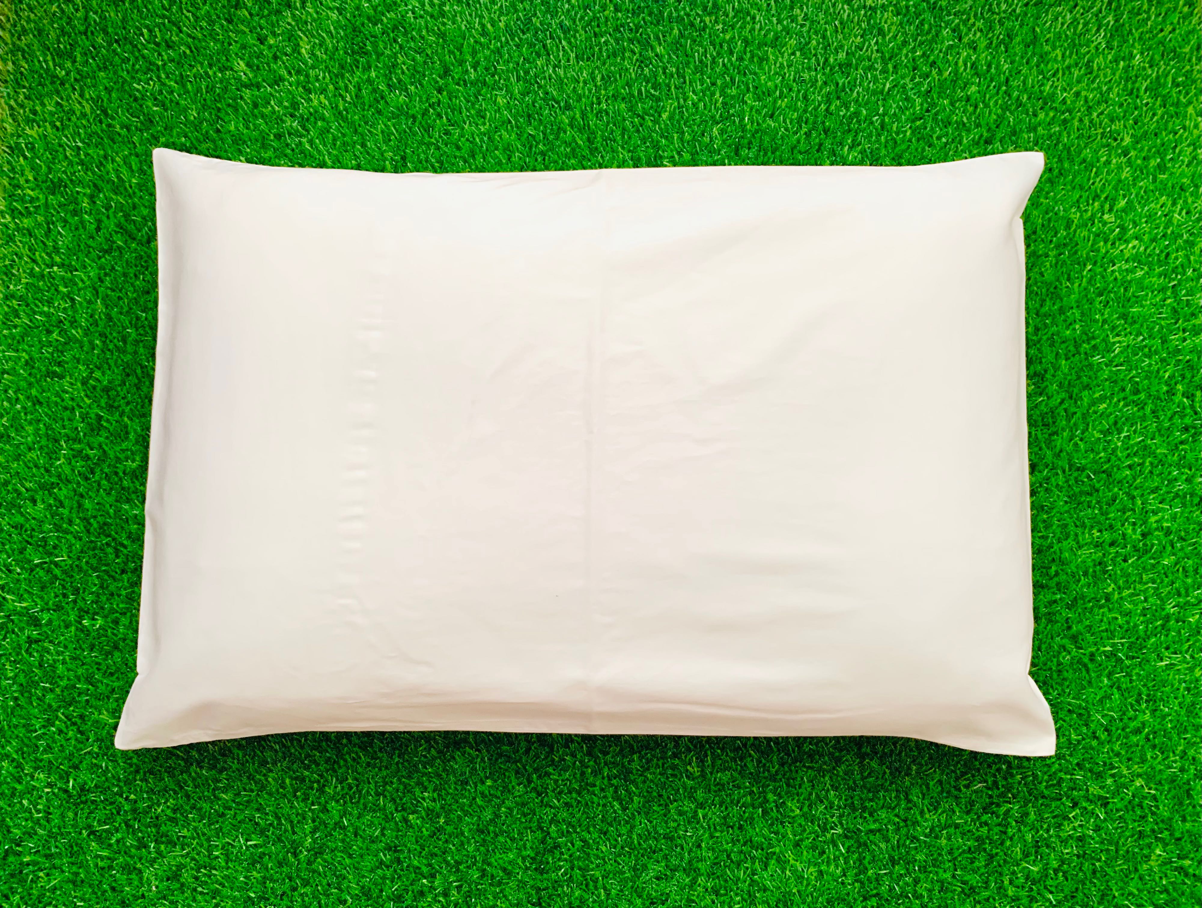 ปลอกหมอนหนุน ขนาดมาตรฐาน (ใบใหญ่) สีขาว ยี่ห้อ Paco Home (สภาพใหม่) (Made in Vietnam) 