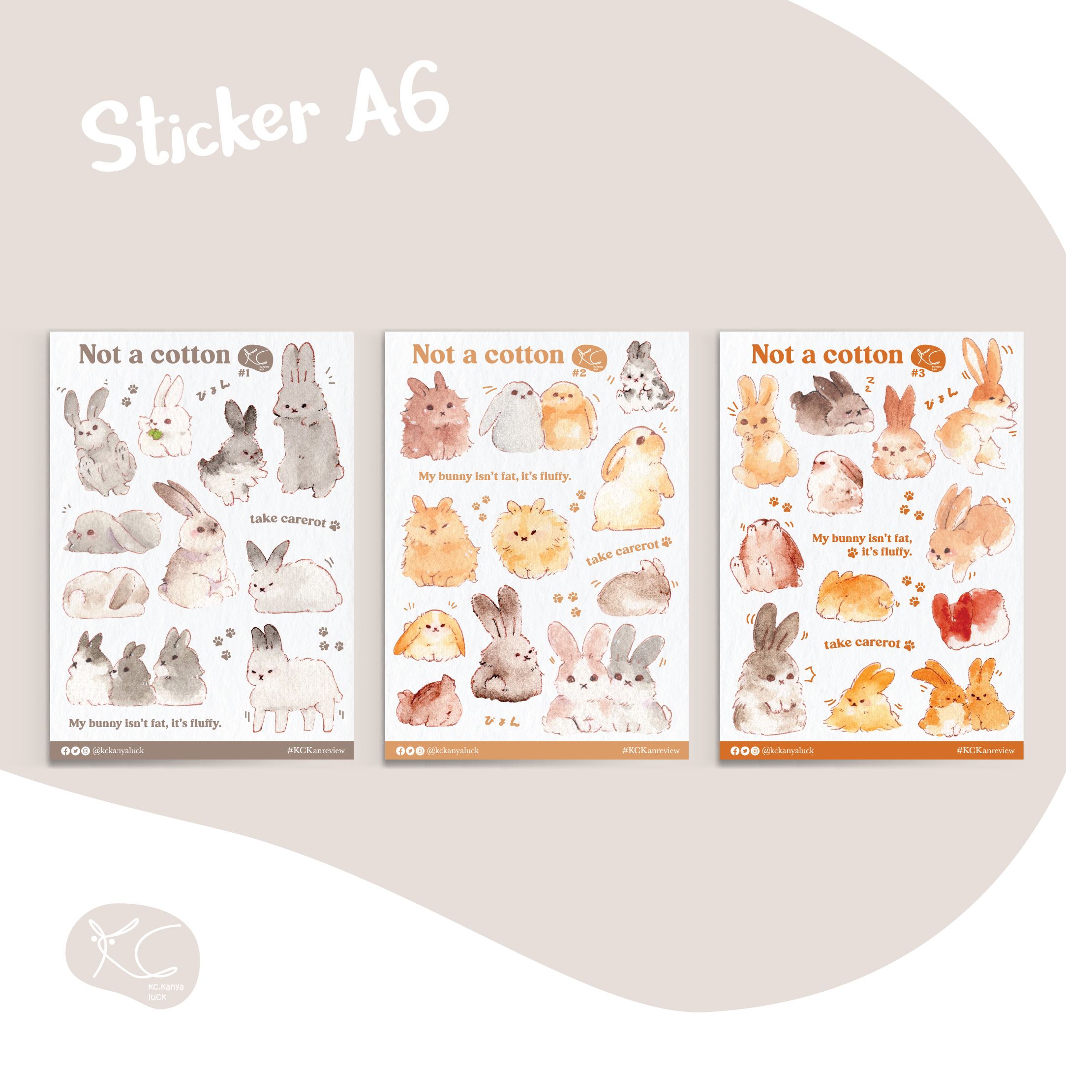 Sticker A6 :: Not a Cotton  Series 1-3