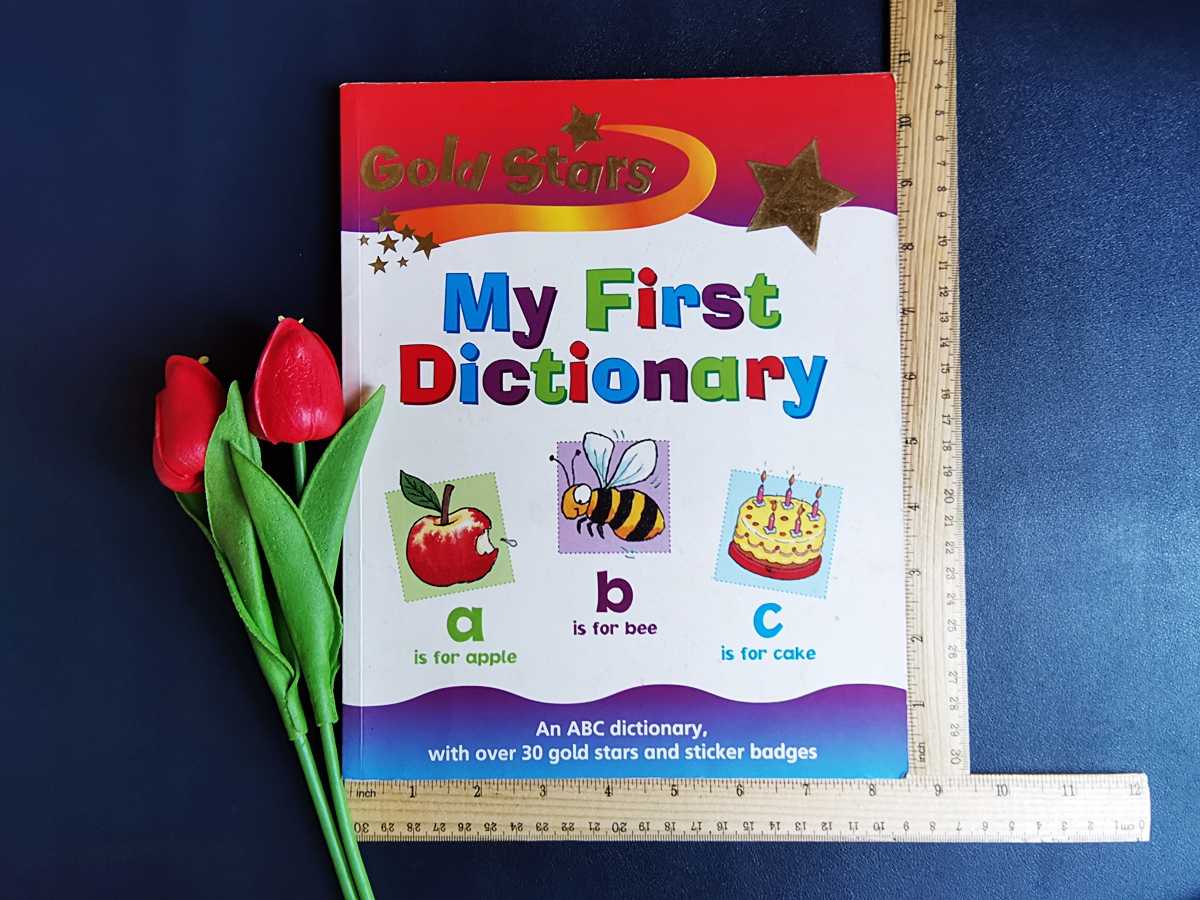 ❌SOLD❌ รวมคำศัพท์║My First Dictionary║ ★ มือสอง ★ปกอ่อน  📌ไม่มีแผ่นสติ๊กเกอร์ 📌ใบรองปกมีคราบกาว