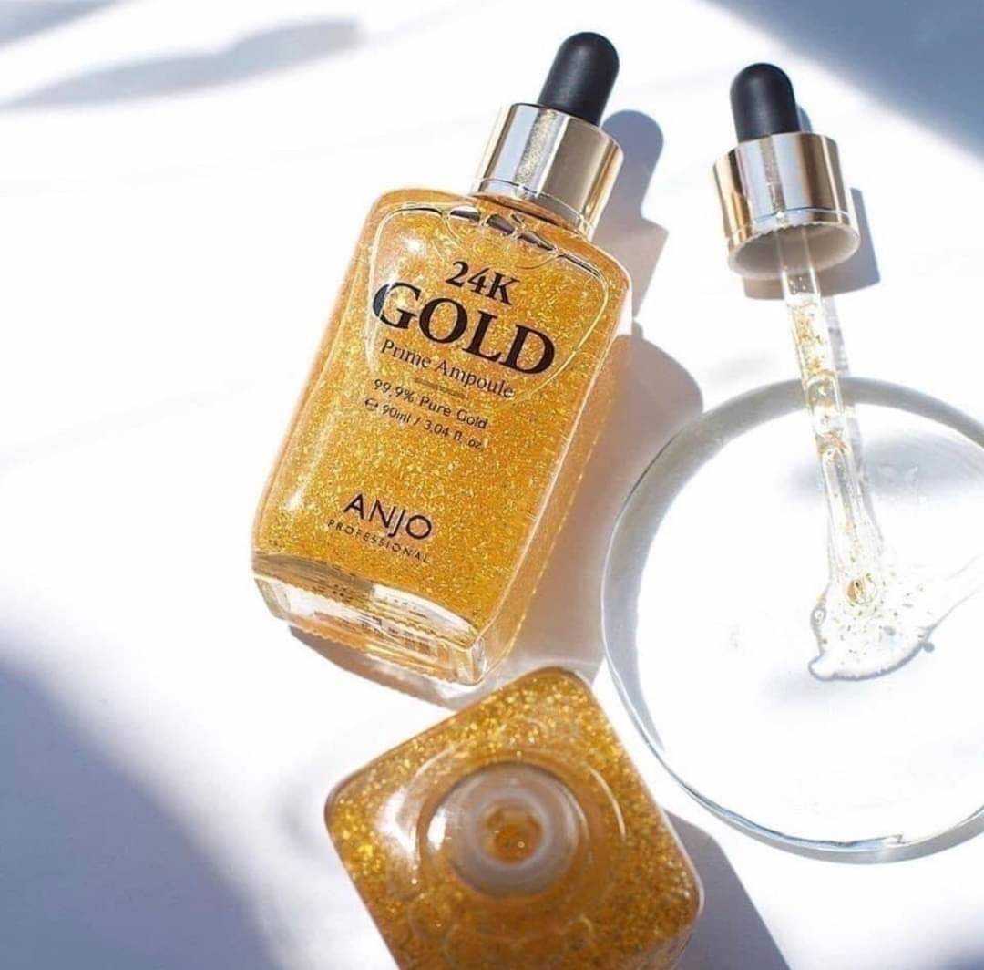 เซรั่มบำรุงหน้า 24K Gold Prime Ampoule ANJO  ขนาด 90 ml