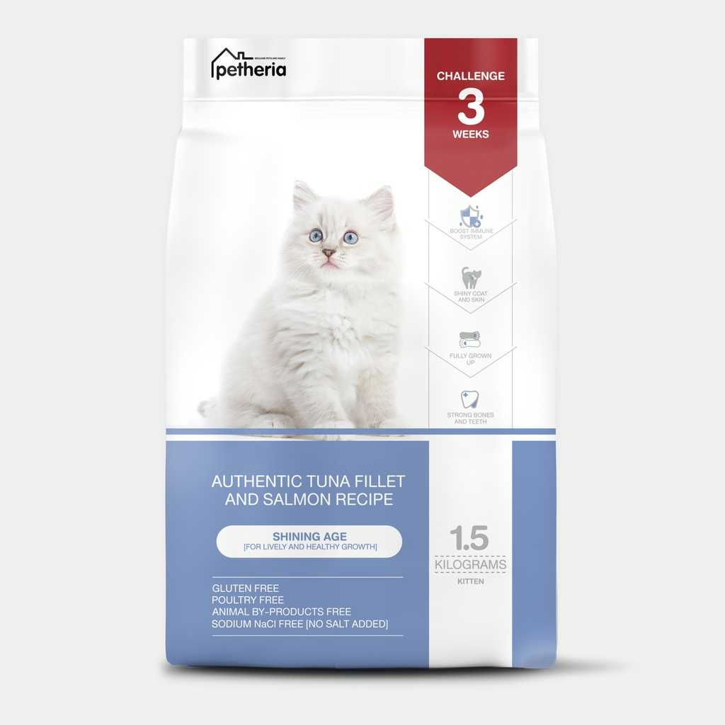 Petheria Shinning Age 1.5kg [ลูกแมวหย่านม]
