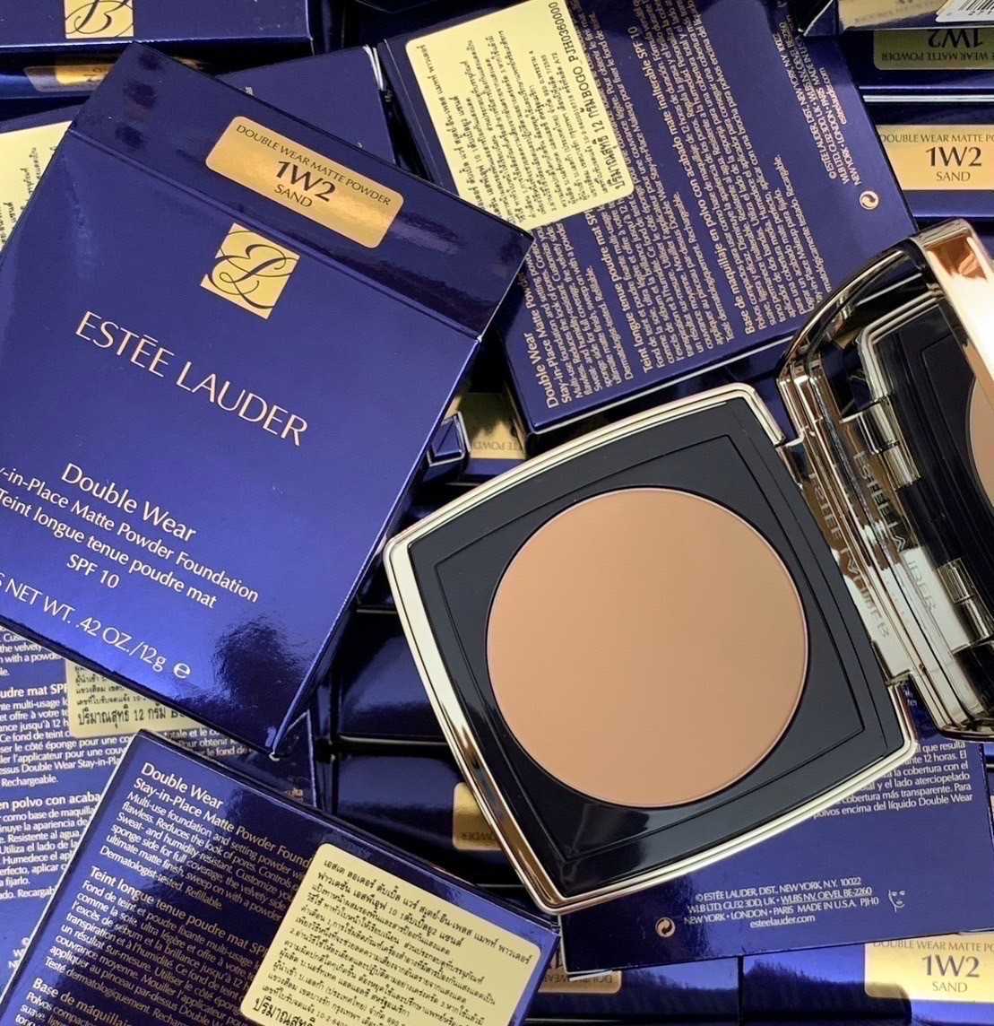 แป้งผสมรองพื้น Estee Lauder Double Wear Stay-In-Place Matte Powder Foundation SPF10 12g #1W2 Sand