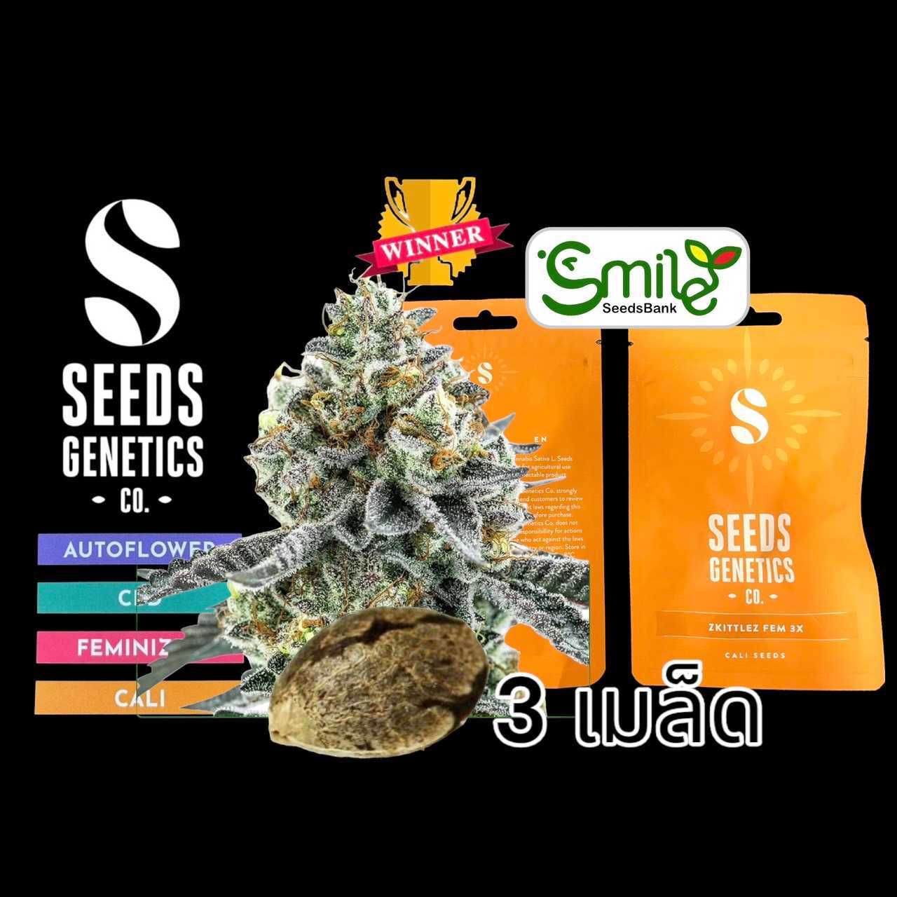 Zkittlez  Fem - Pack 3