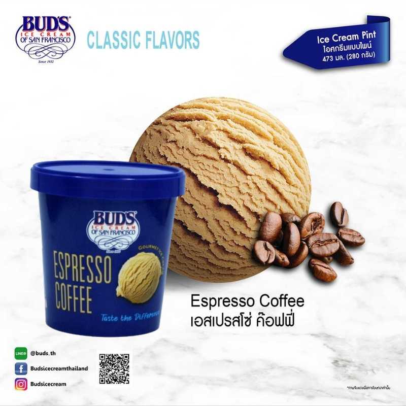 BUD'S Ice Cream Espresso Coffee 473 ml (280g)
