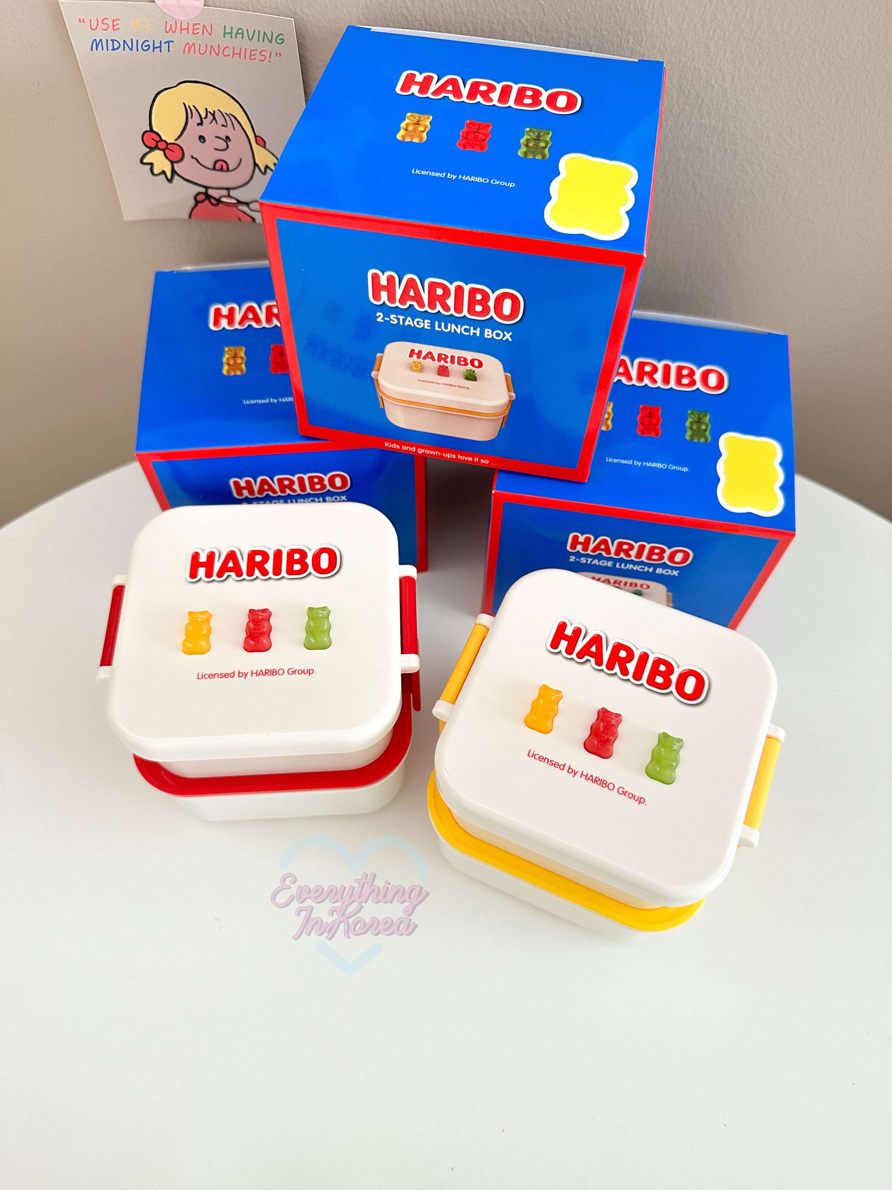 (พร้อมส่ง&พรีออเดอร์) Haribo 2-Stage Lunch Box