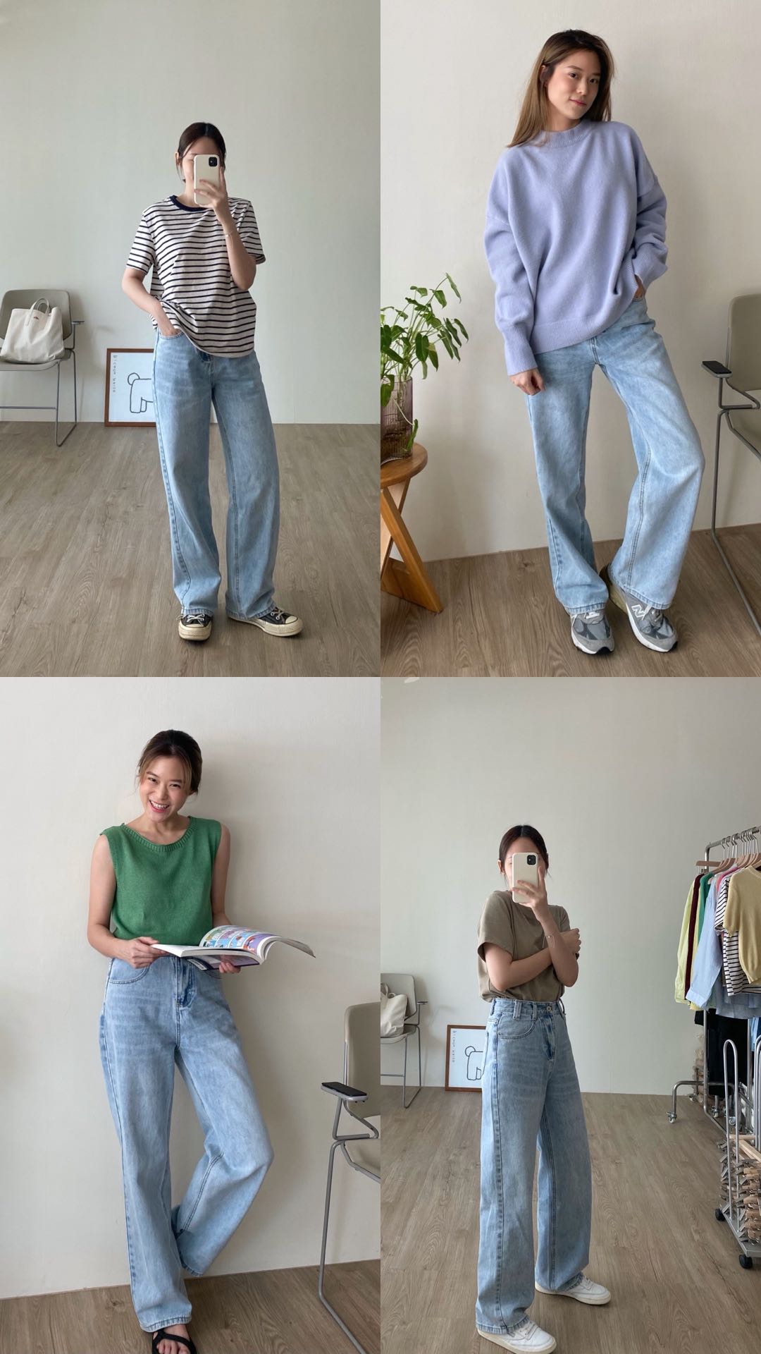 fadthings - DENIM PANTS01 ยีนส์ขายาว