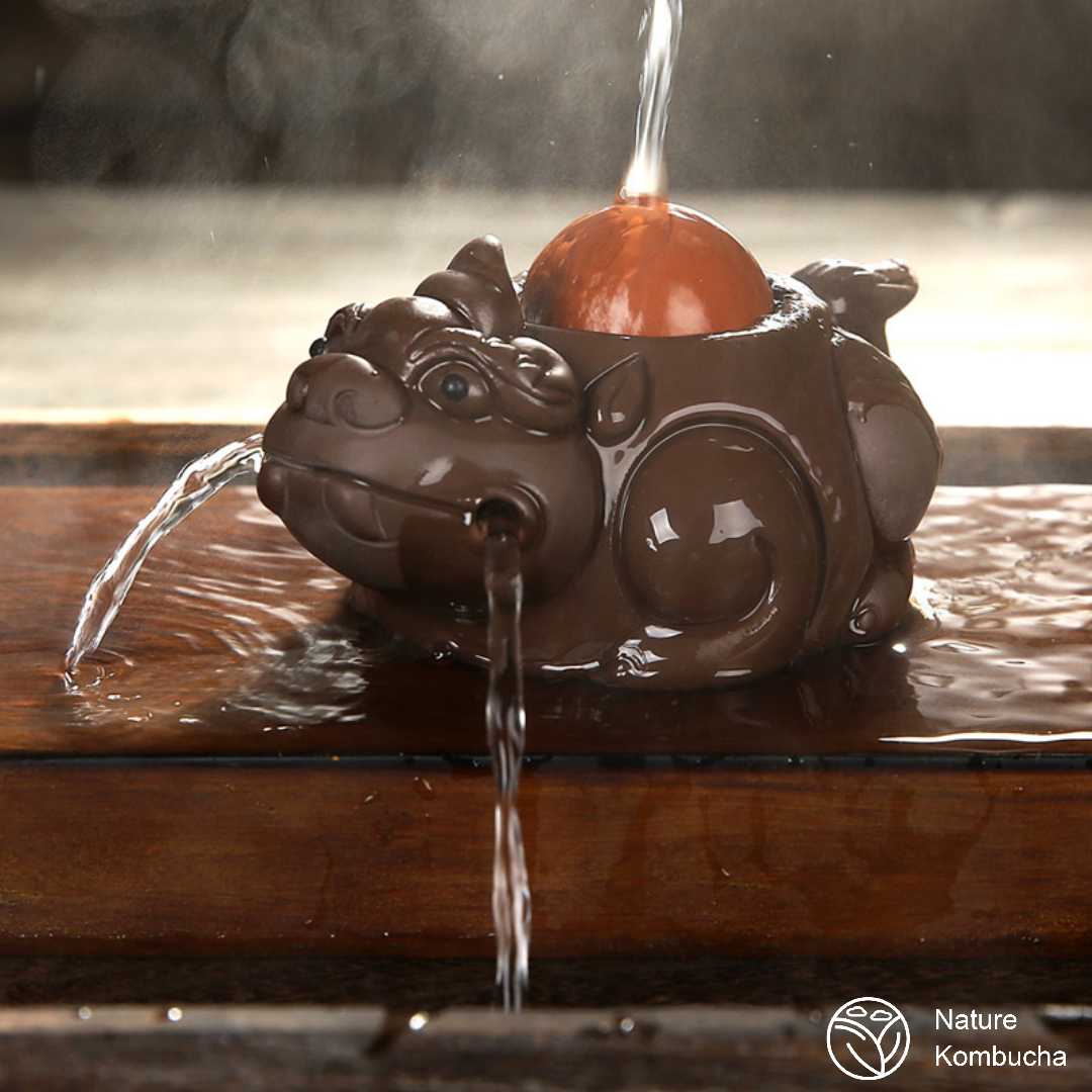 ตุ๊กตาเลี้ยงน้ำชา(Tea Pet) หรือฉาฉ่ง อุปกรณ์เสริมชุดน้ำชา ตุ๊กตาสัตว์นําโชค สำหรับตกแต่งโต๊ะน้ำชา