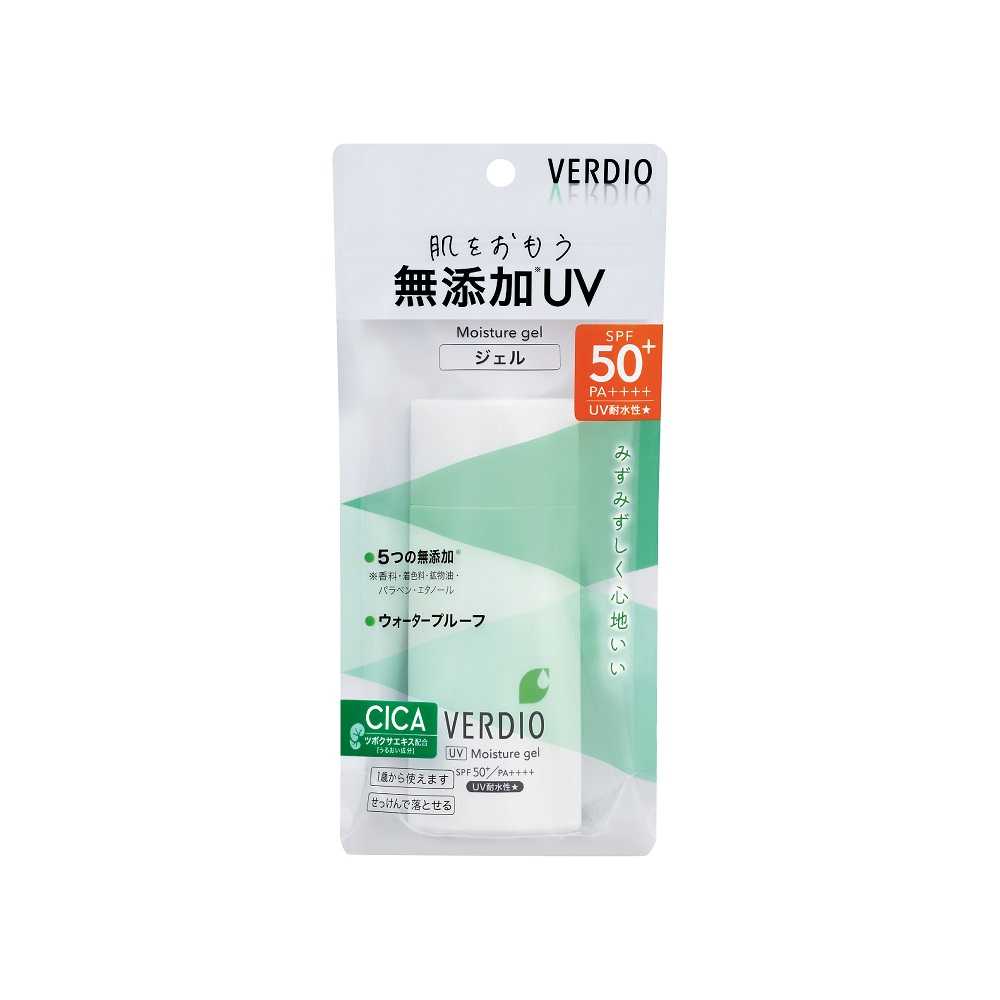 VERDIO UV MOISTURE GEL N SPF50+ PA++++ 80 g / ผลิตภัณฑ์เจลกันแดด เหมาะสำหรับเด็กและผู้ที่มีผิวบอบบาง