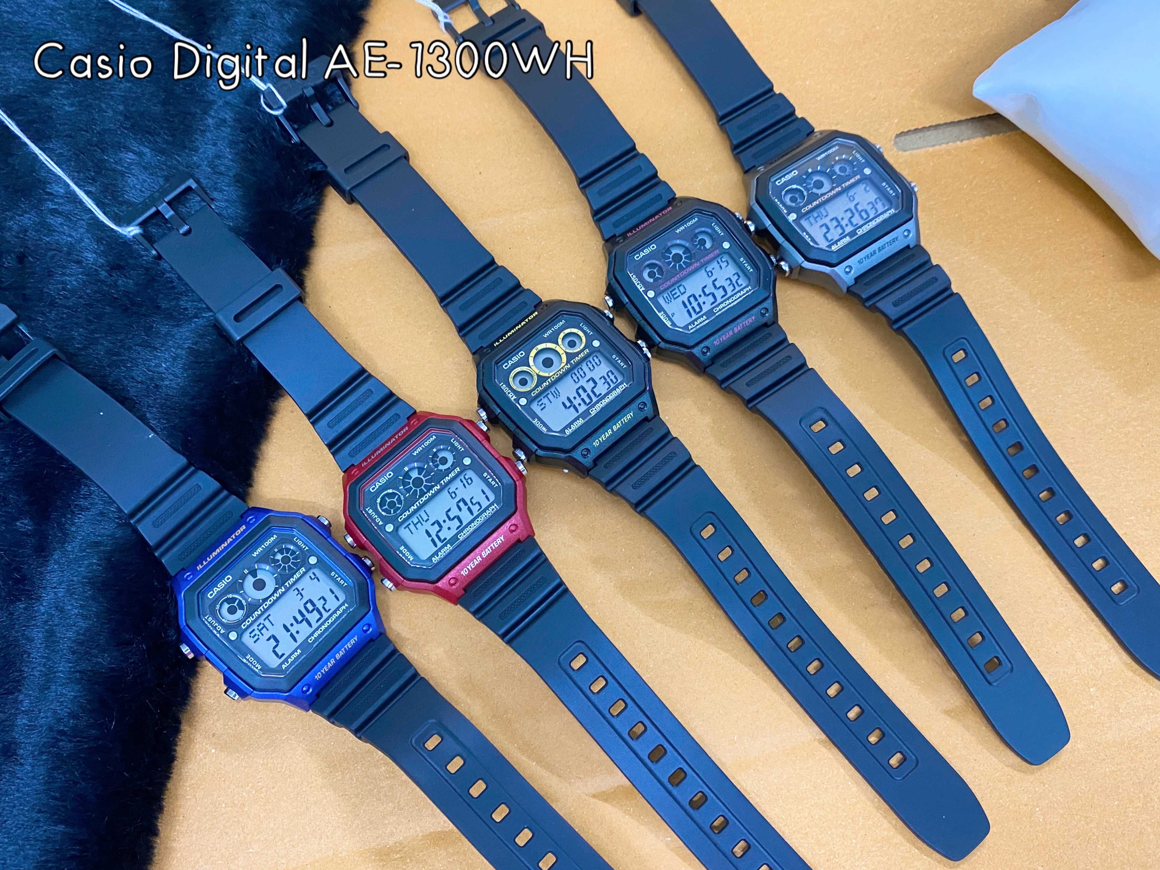 นาฬิกาข้อมือ Casio Digital รุ่น AE-1300WH