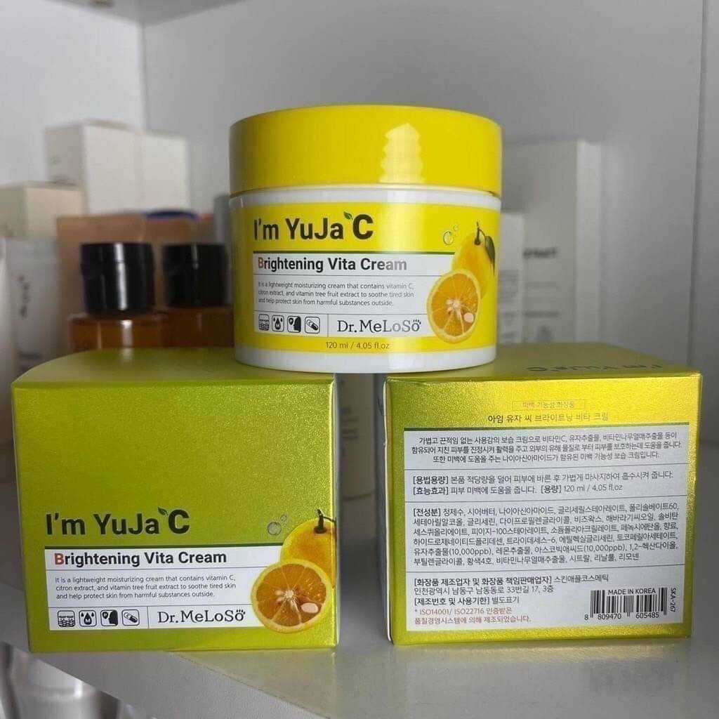 ครีมบำรุงหน้า Dr. Meloso I'm Yuja C Brightening Vita Cream 120ml